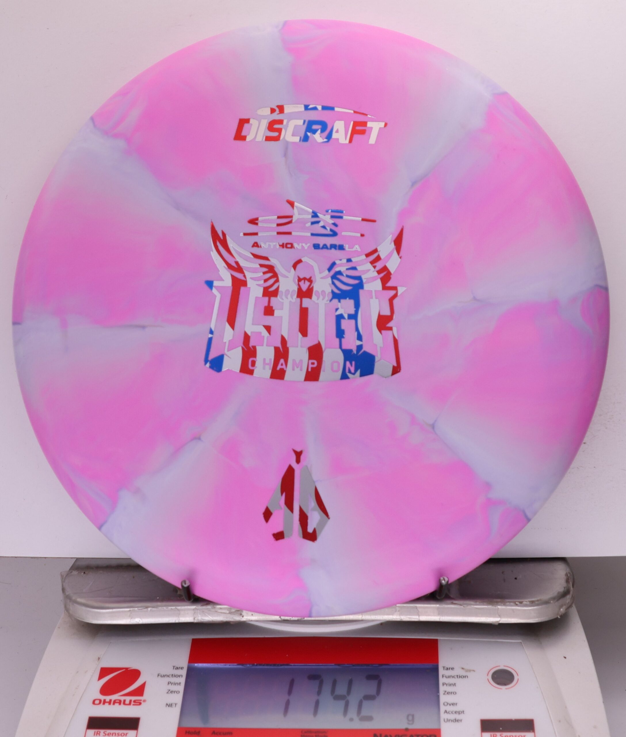 697827 Crazy Tuff Swirl Focus, Anthony Barela 2025 USDGC Champion - #35 VioletGray, 174