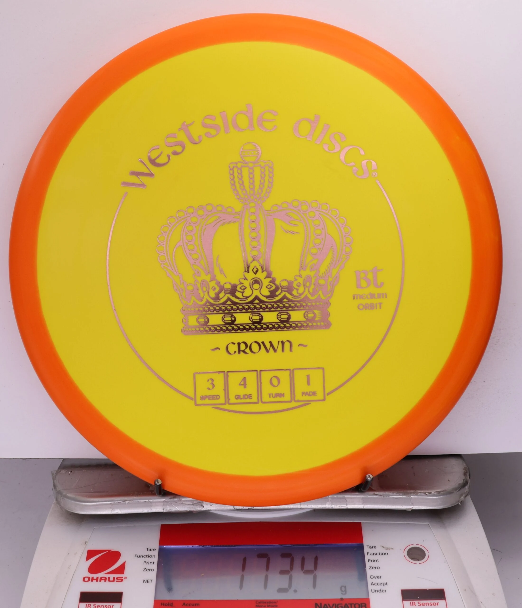 700977 BT Medium Orbit Crown - #967 Orange-Yellow, 173
