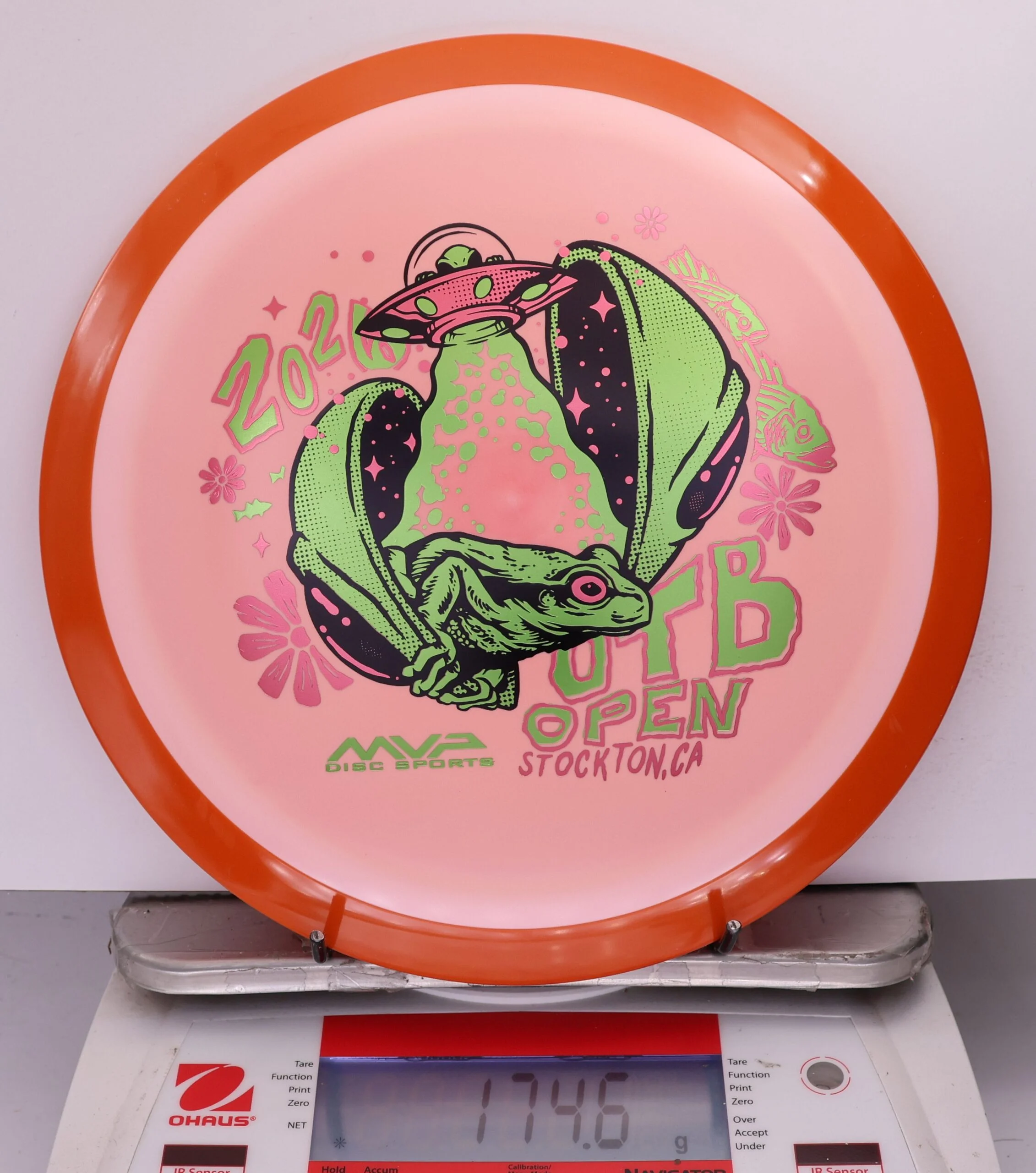 711022 Fission Delirium, 2026 OTB Open - #38 Orange-LtPink, 175