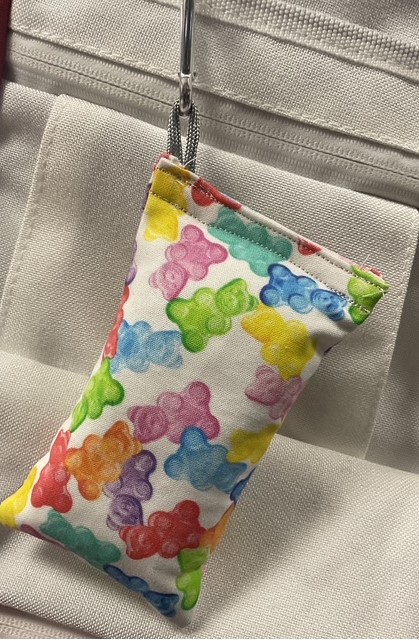 711651 Clay Bags with Carabiner - Gummy Bears, Clay Bags