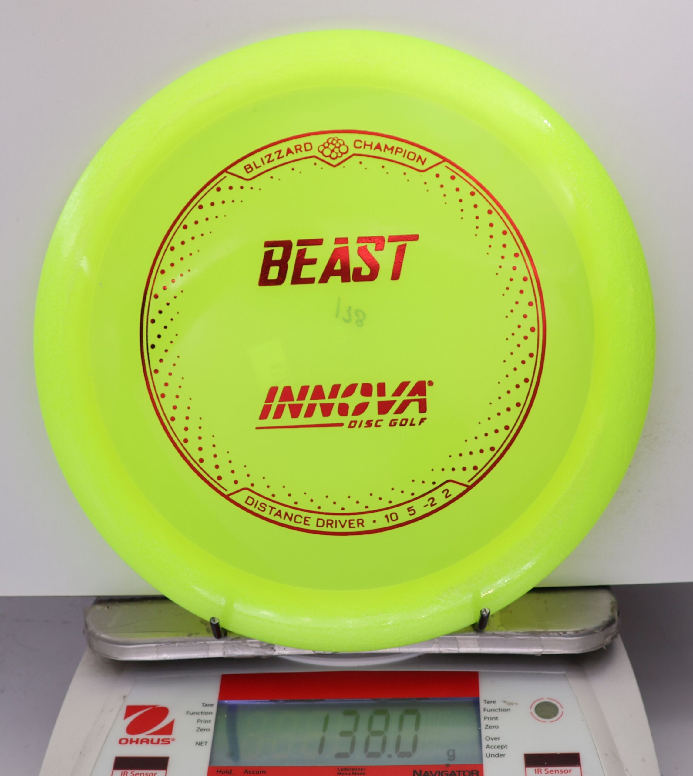 712822 Blizzard Beast - #447 Yellow, 138