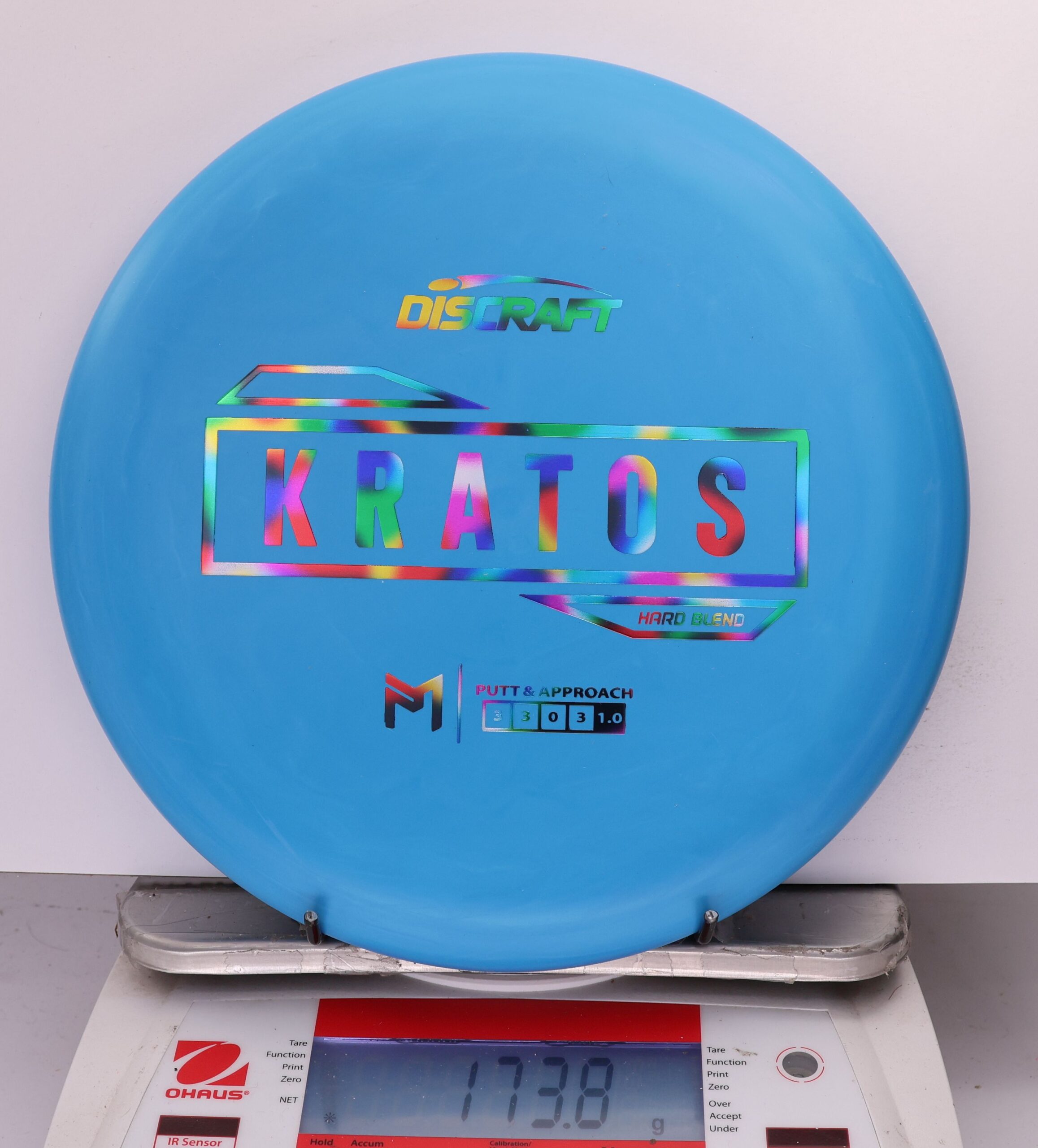720457 Putter Line Hard Kratos, Paul McBeth - #22 LtBlue, 174