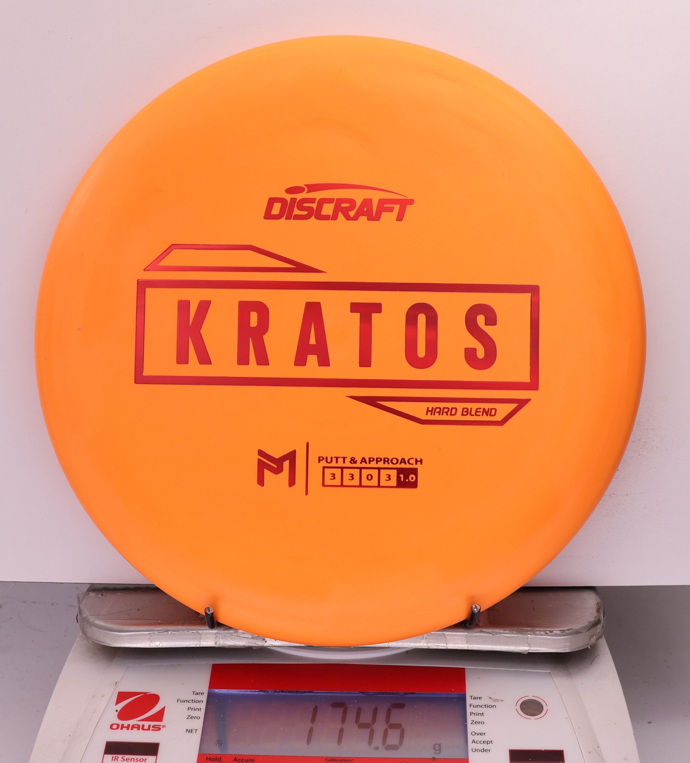 720459 Putter Line Hard Kratos, Paul McBeth - #24 Orange, 175