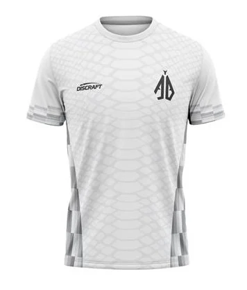 720734 Discraft, Anthony Barela Full Sublimated Jersey - White, Small