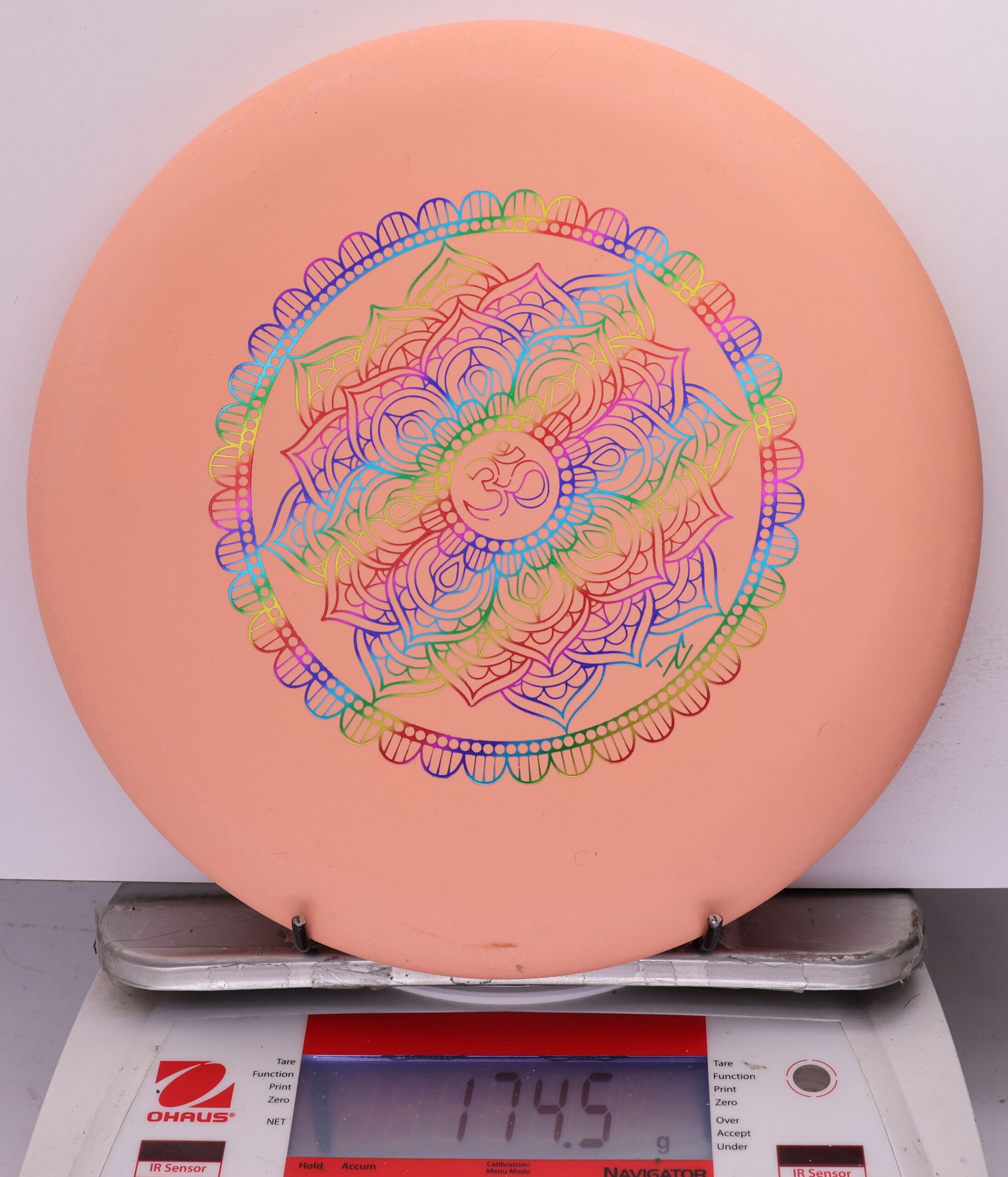 721210 Eraser Wizard - #439 SS Orange Mandala, 175