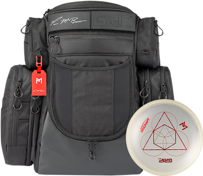 GripEQ MB-PX1 Disc Golf Bag, Paul McBeth Signature Series
