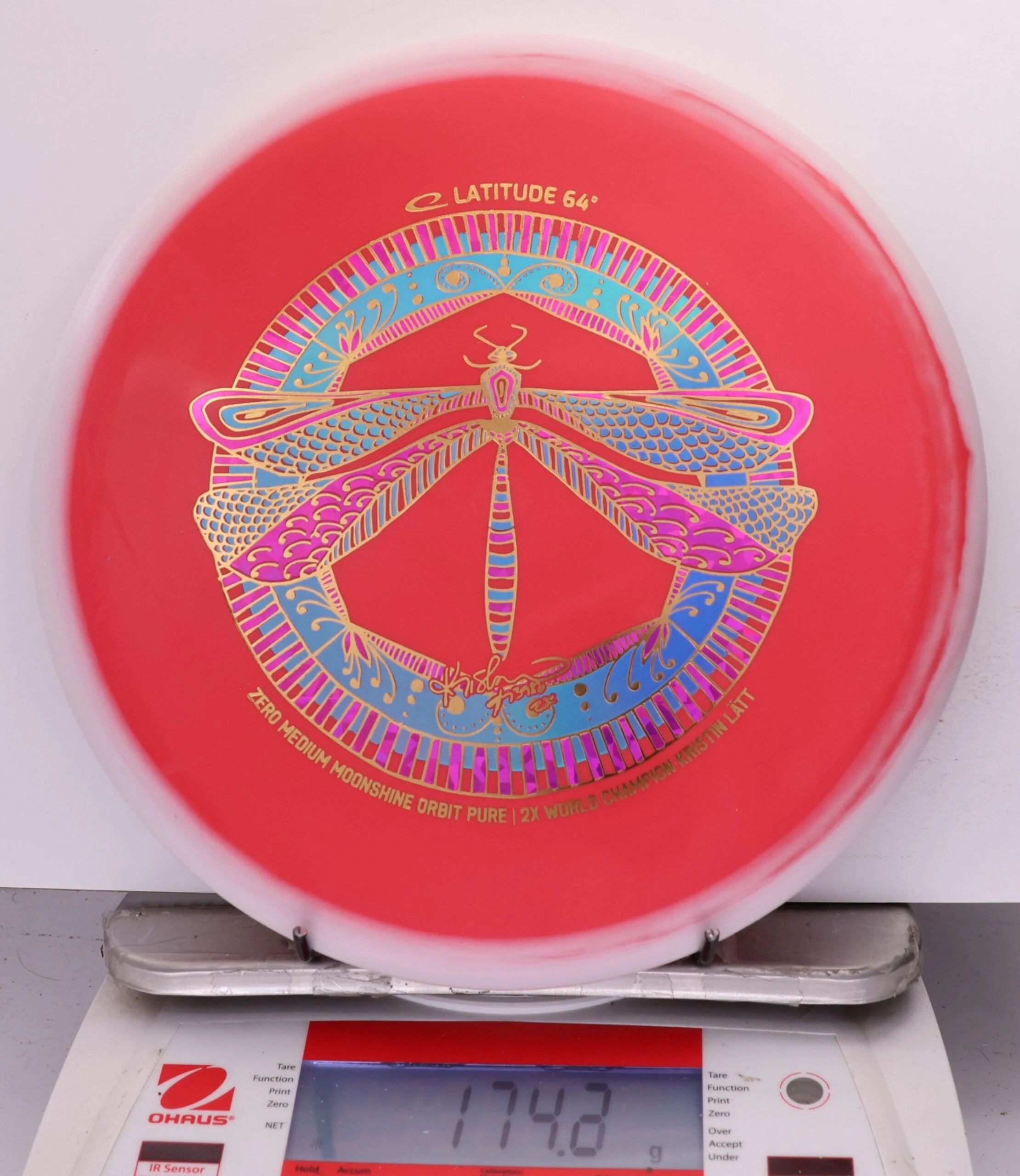 723345 Zero Medium Orbit Moonshine Pure, Kristin Latt 2026 Team Series - #25 White-Red, 174