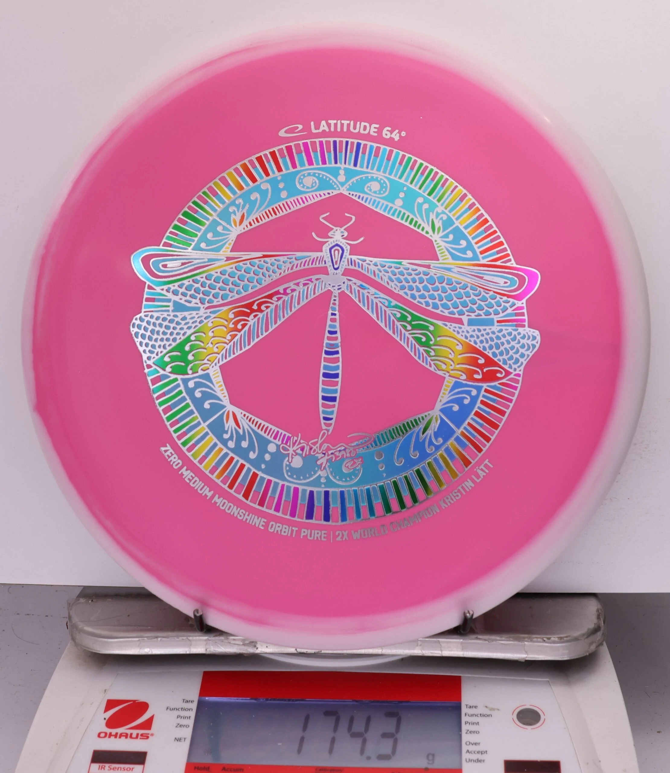 723376 Zero Medium Orbit Moonshine Pure, Kristin Latt 2026 Team Series - #26 White-Pink, 174