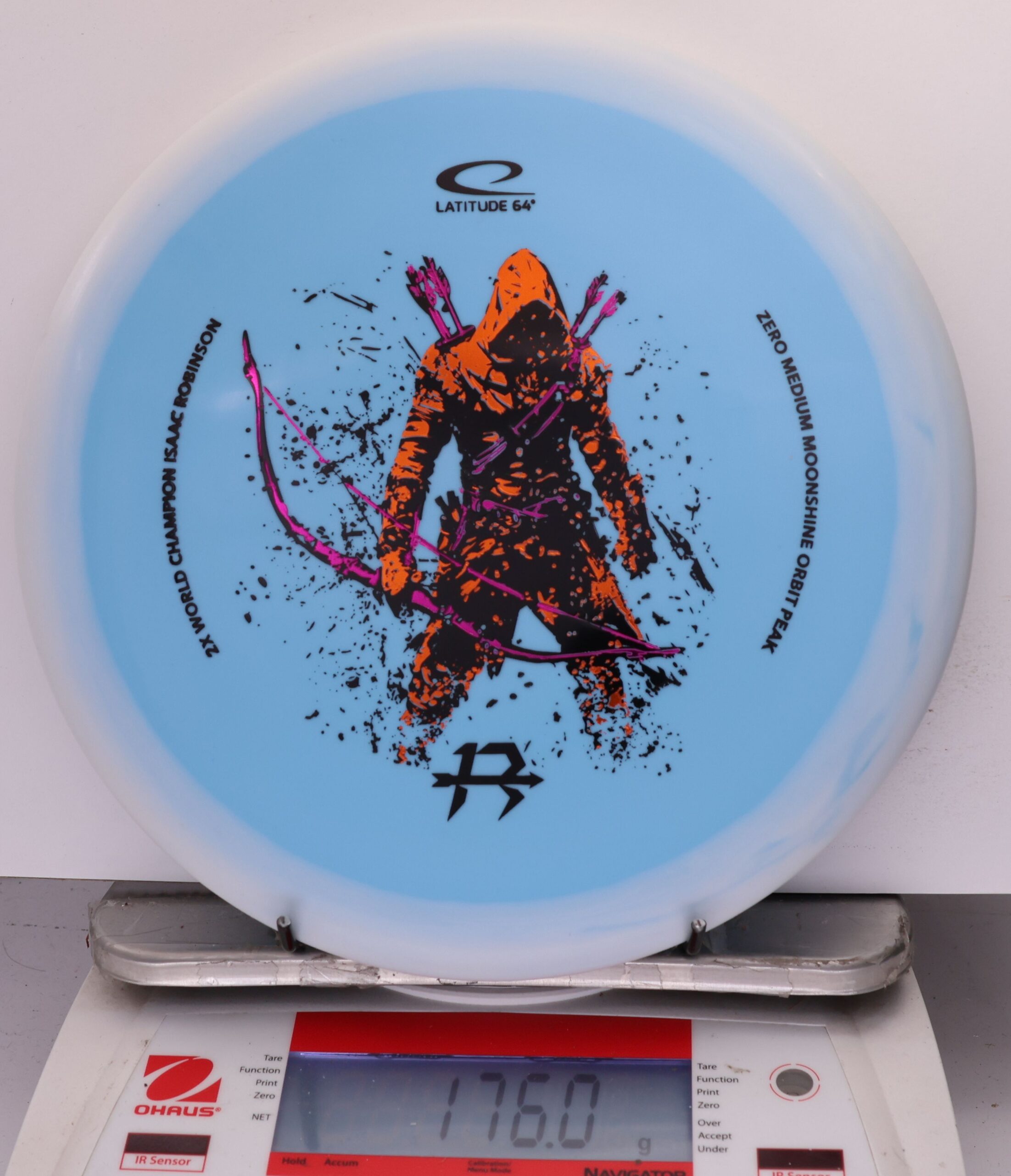 723520 Zero Medium Orbit Moonshine Peak, Isaac Robinson 2026 Team Series - #15 White-LtBlue, 176