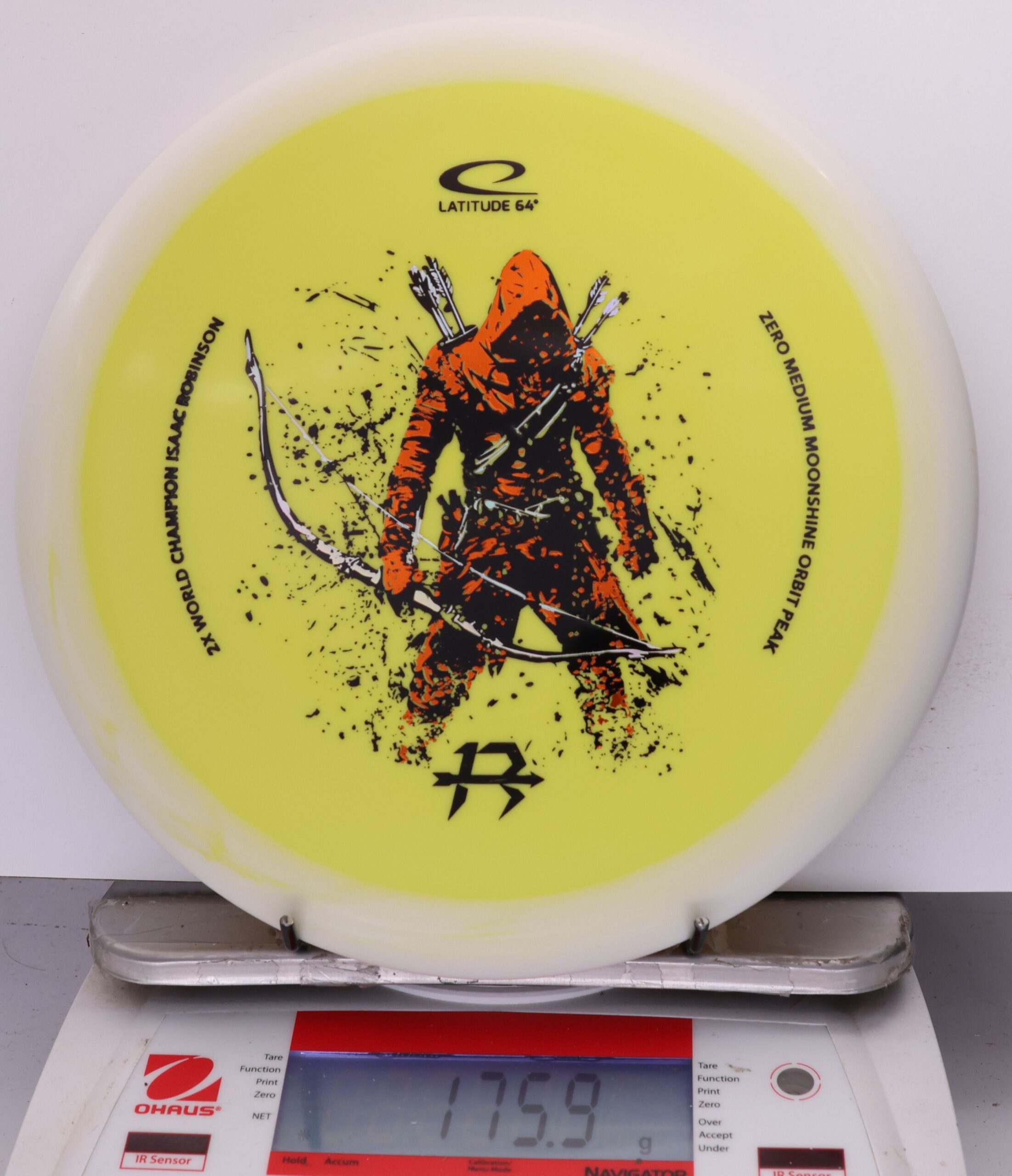 723553 Zero Medium Orbit Moonshine Peak, Isaac Robinson 2026 Team Series - #18 White-Yellow, 176