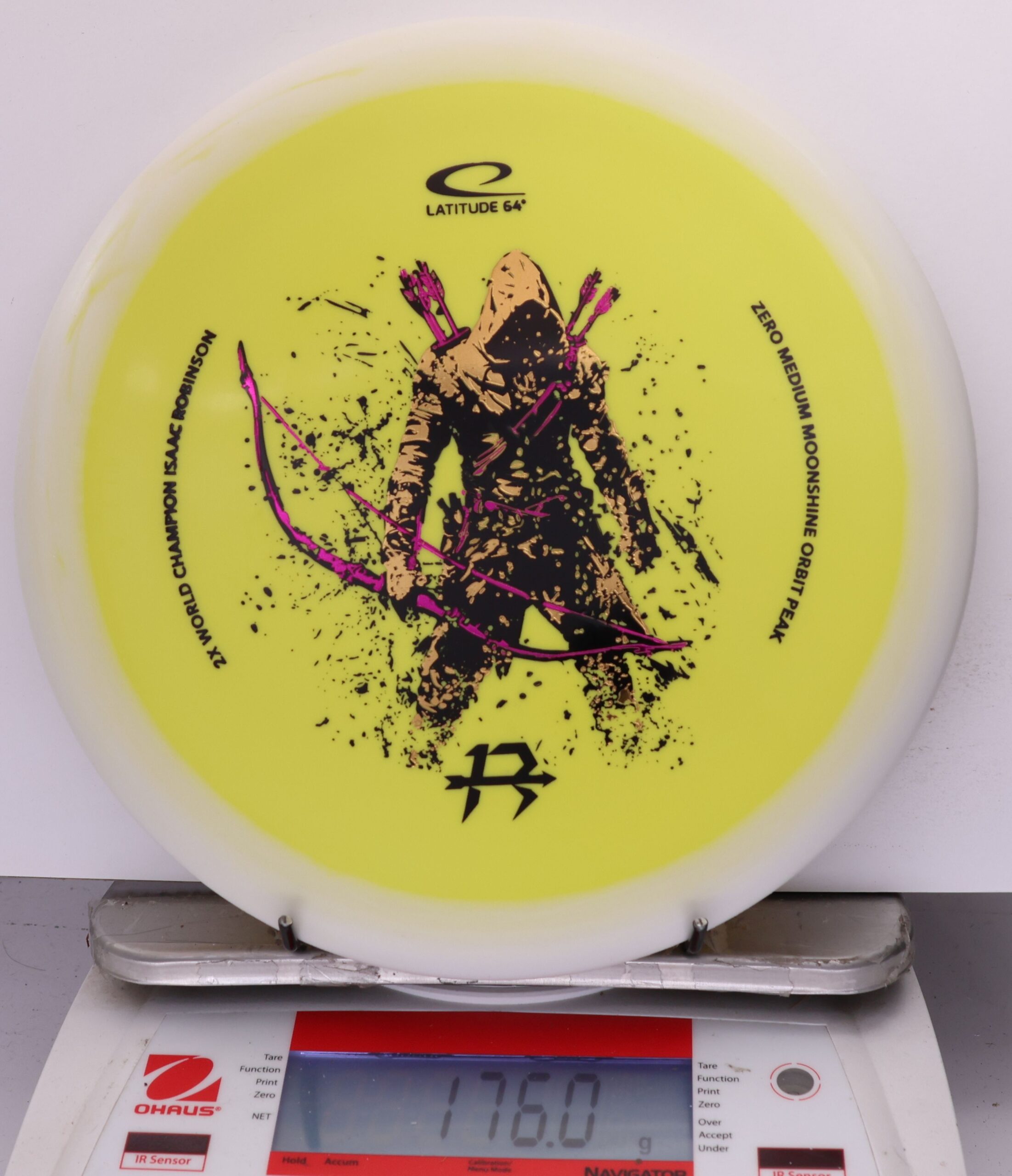 723554 Zero Medium Orbit Moonshine Peak, Isaac Robinson 2026 Team Series - #19 White-Yellow, 176