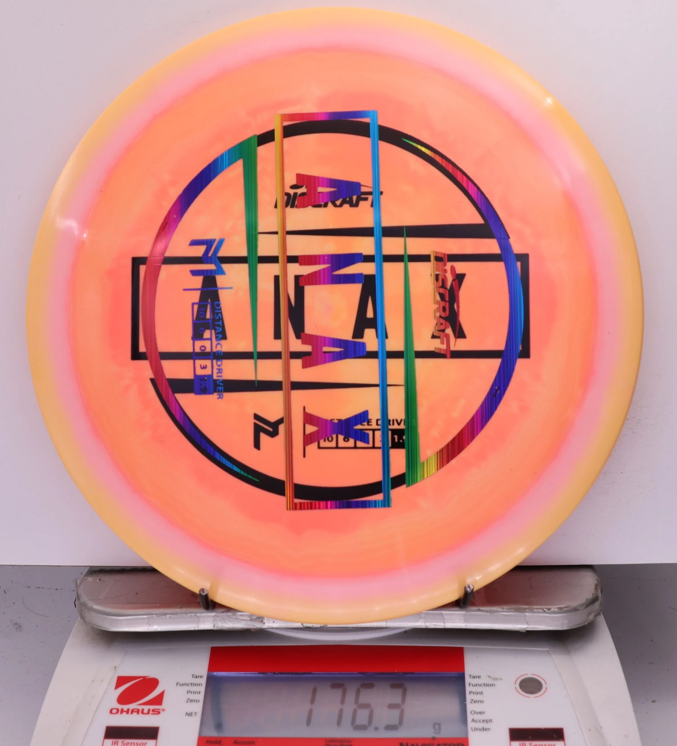 725705 X-Out ESP Anax, Paul McBeth - #301 YellowPinkOrange, 176
