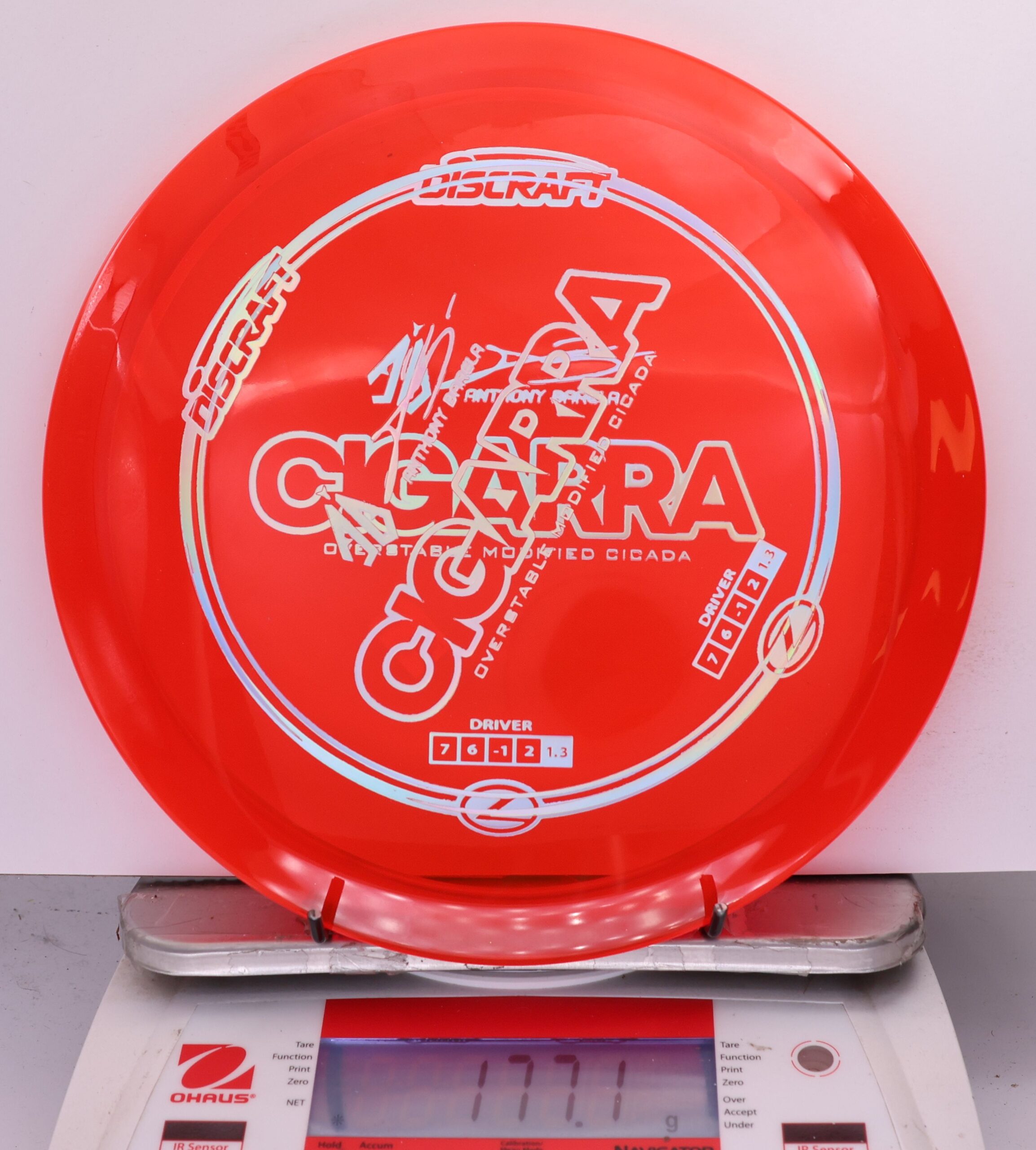 726929 X-Out Z Cigarra, Anthony Barela - #327 Red, 177