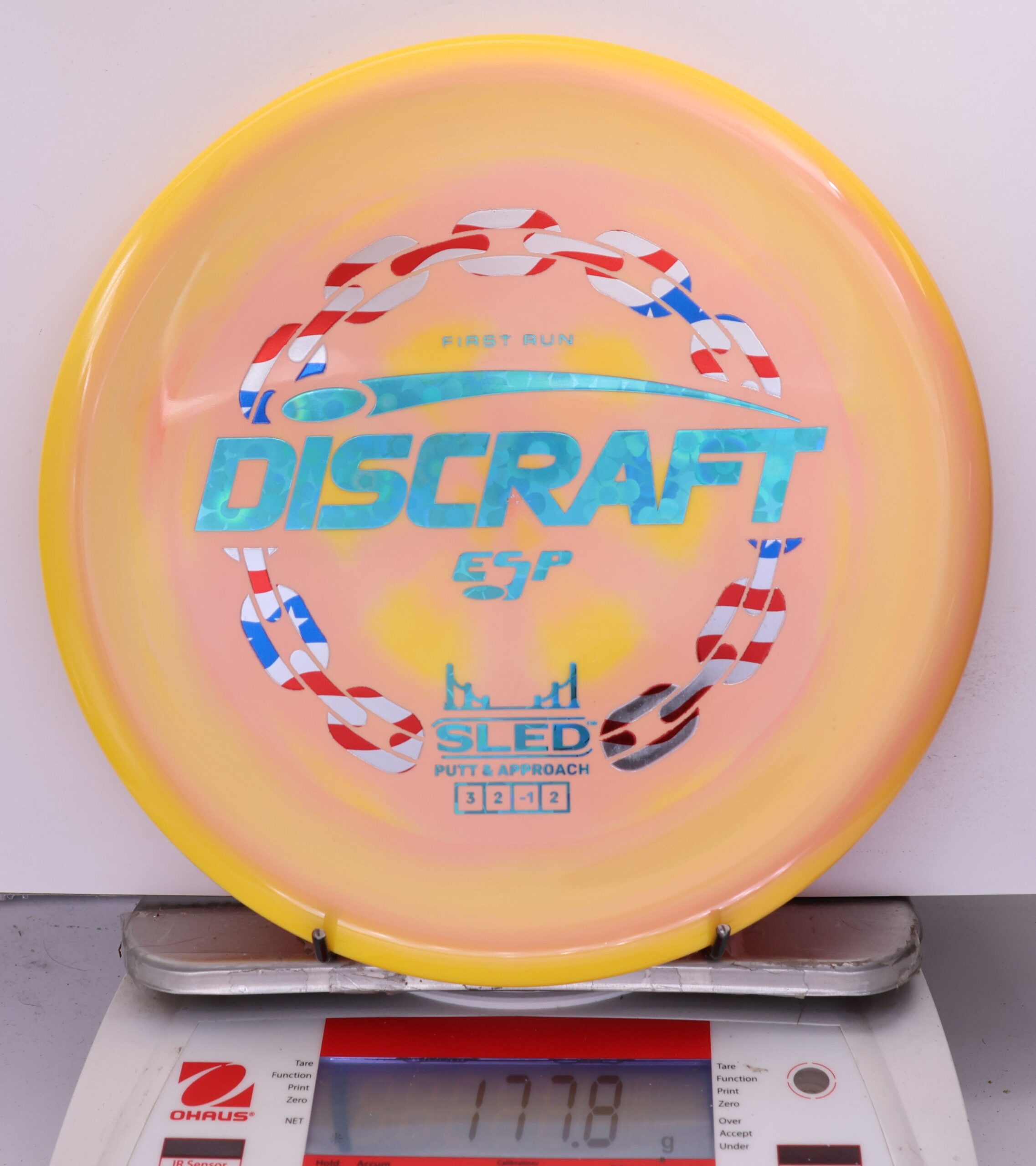 727674 ESP Sled, First Run - #32 YellowPink, 178