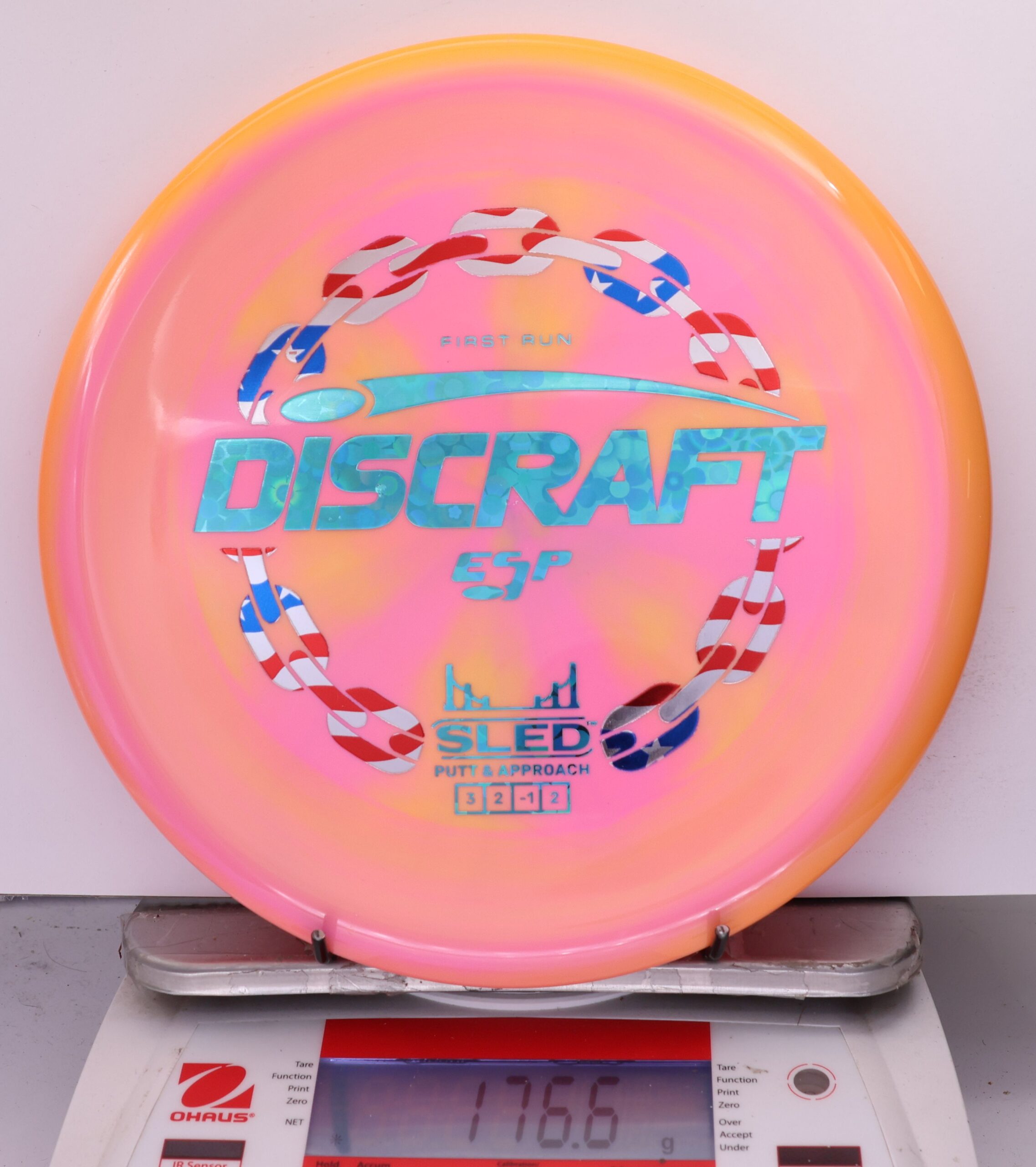 727675 ESP Sled, First Run - #33 YellowPink, 177