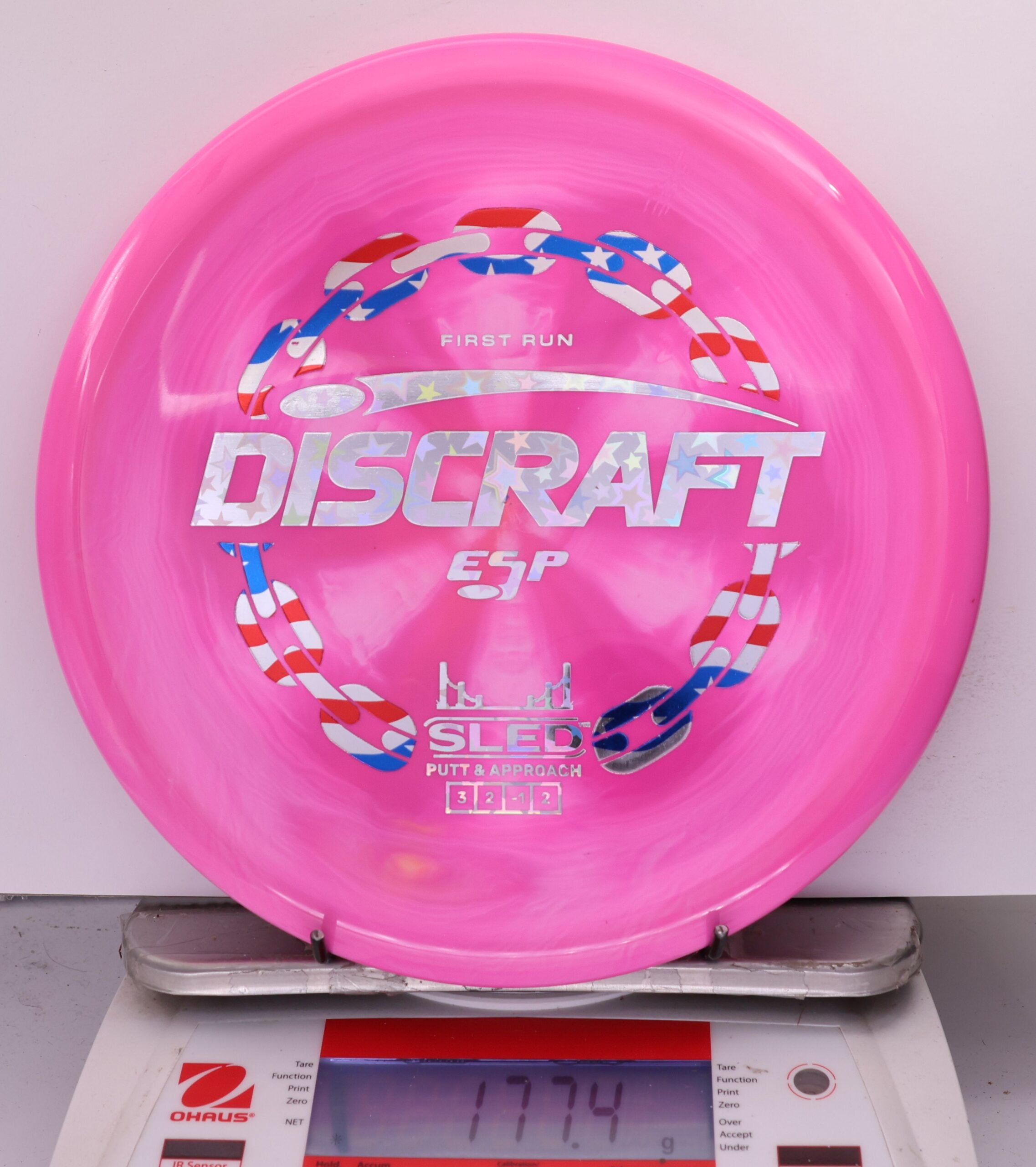 727773 ESP Sled, First Run - #43 Pink, 177