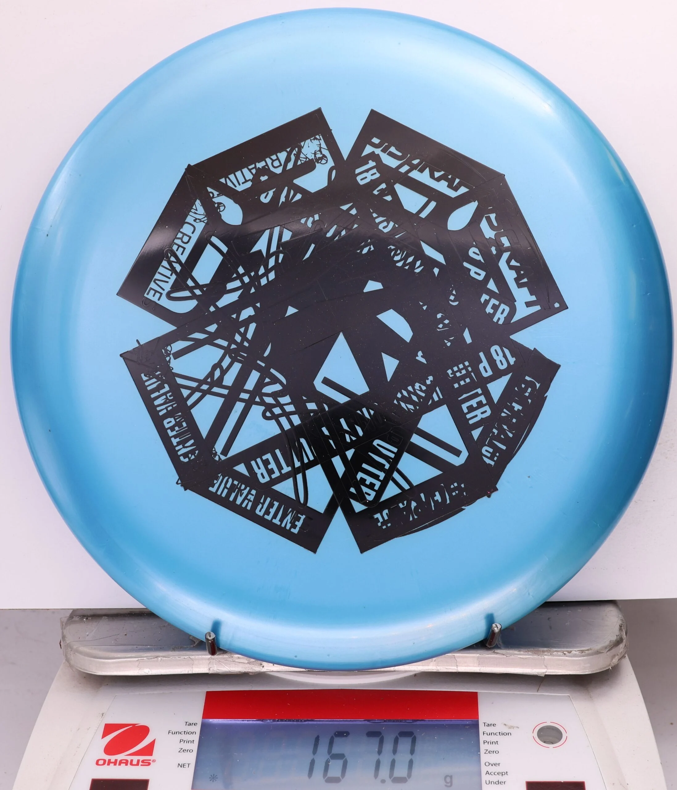 729307 X-Out Big Z Luna, Paul McBeth - #301 LtBlue, 167