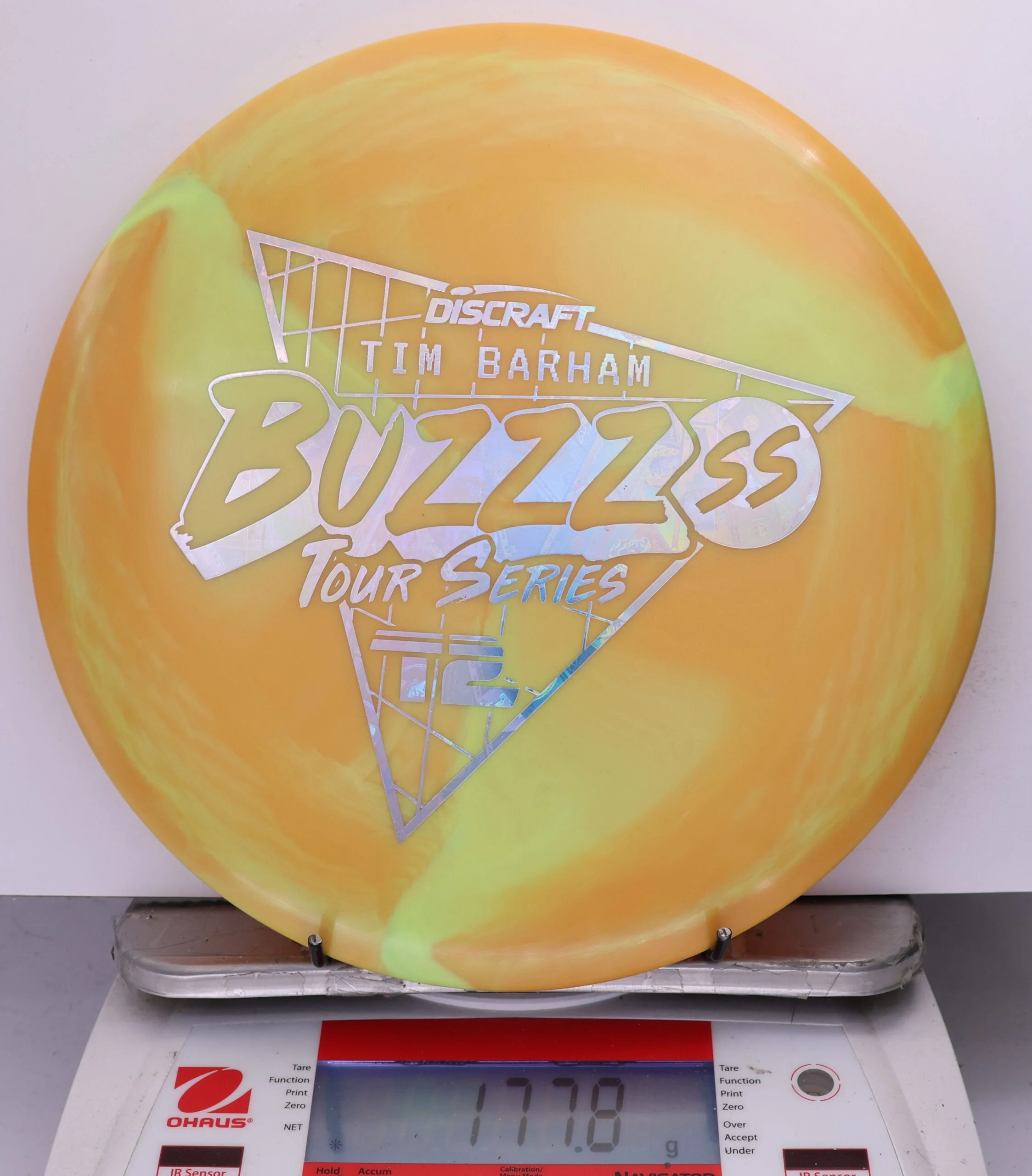 733860 ESP Swirl Buzzz SS, Tim Barham - 2022 Tour Series - #52 OrangeYellow, 178