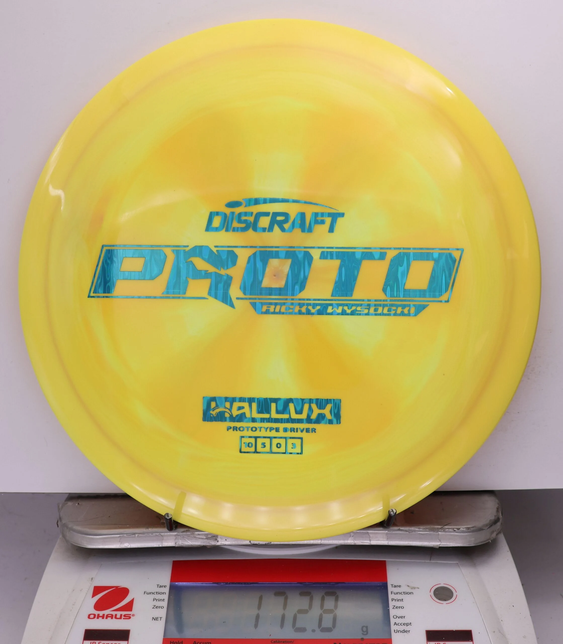 733907 Prototype Hallux, Ricky Wysocki - #11 Yellow, 173