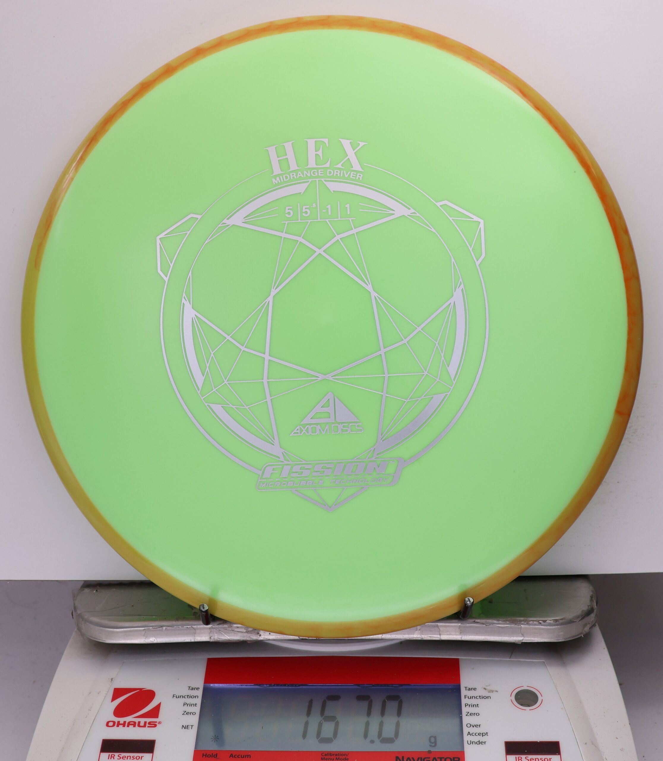 734444 Fission Hex - #21 Orange-LtGreen, 167
