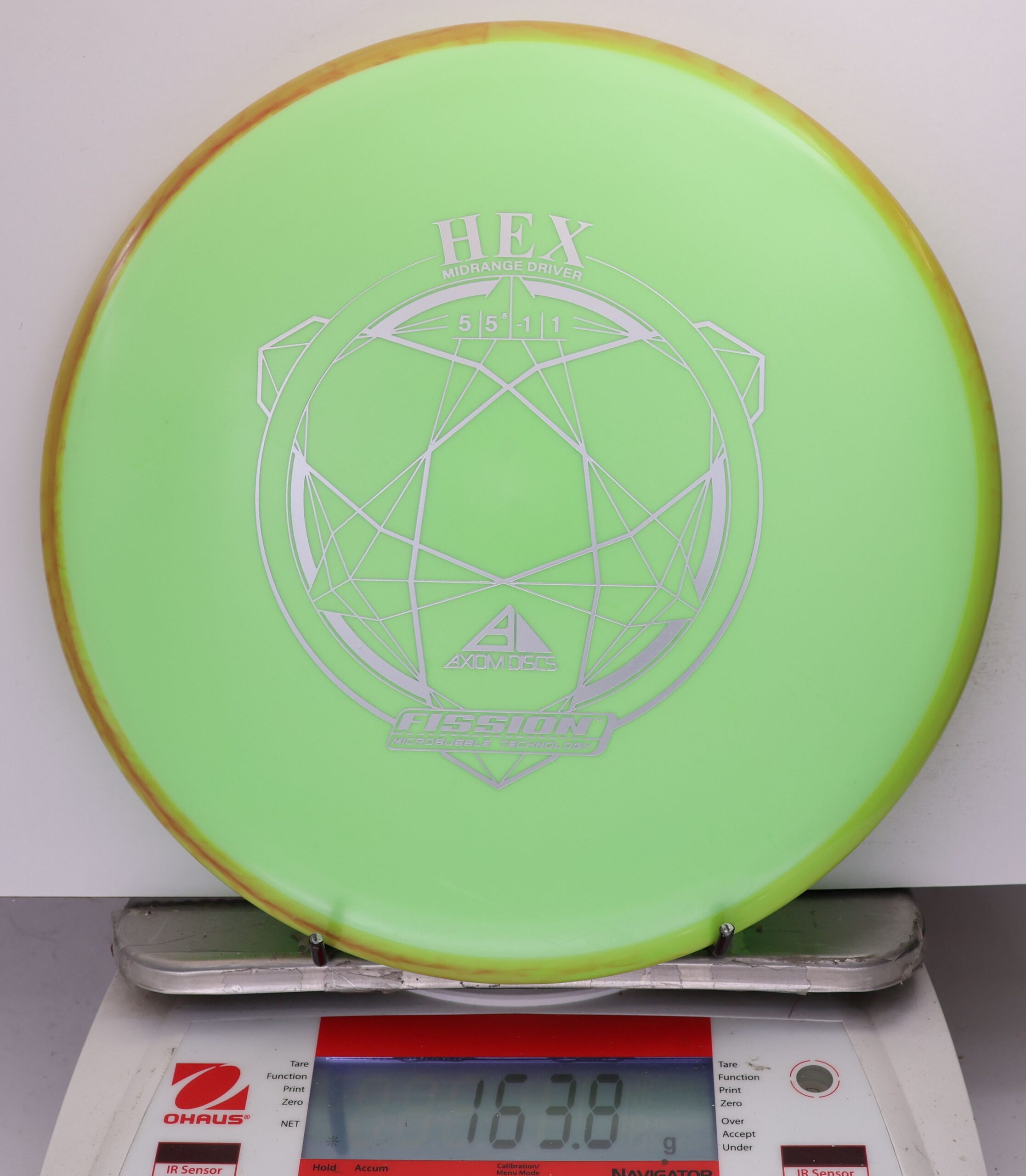 734446 Fission Hex - #23 YellowOrange-LtGreen, 164