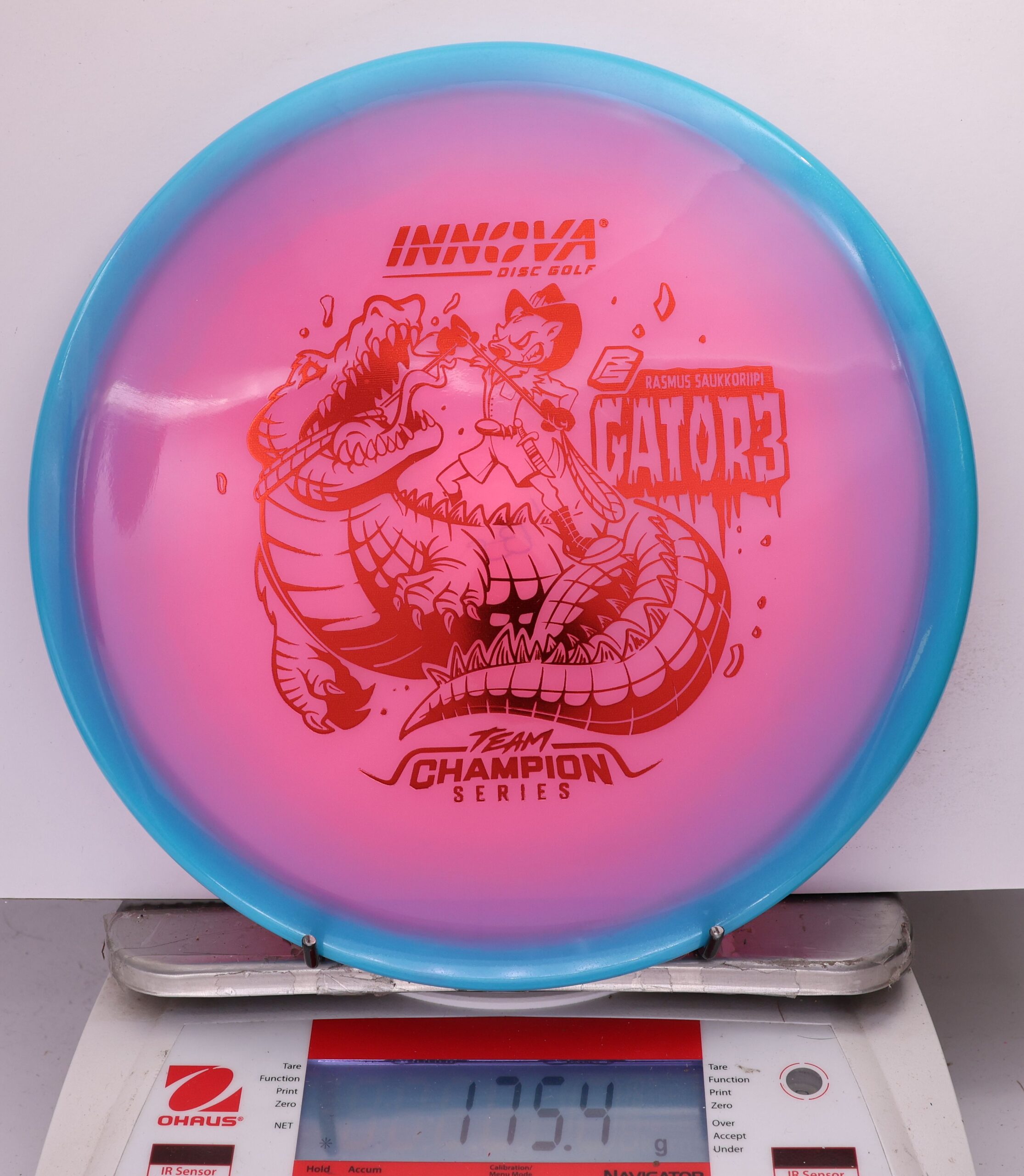 735263 Halo Champion Gator3, Rasmus Saukkoriipi 2026 Tour Series - #777 Blue-Pink, 175