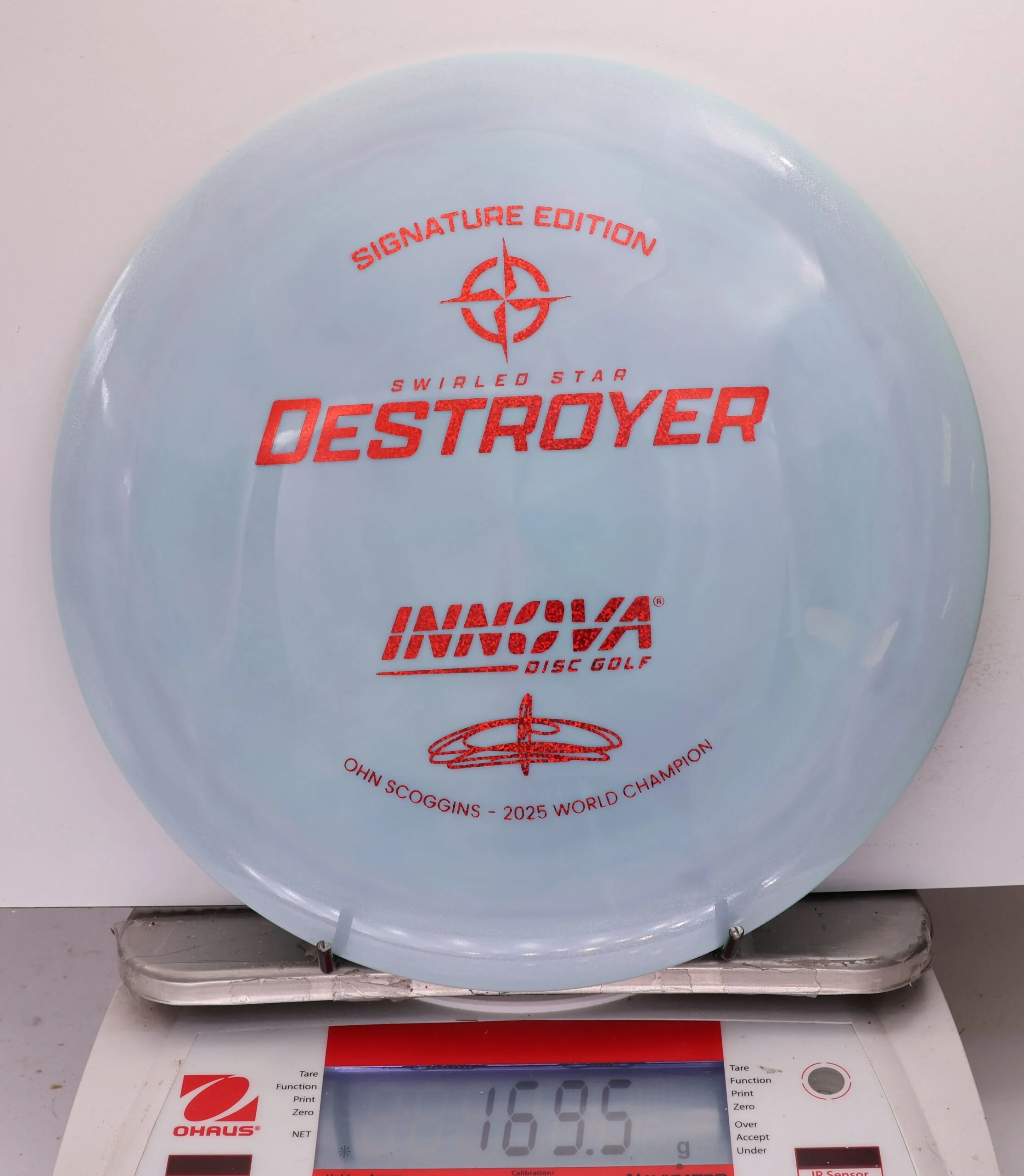 744419 Swirled Star Destroyer, Ohn Scoggins 2025 FPO World Champion - #519 LtBlue, 170