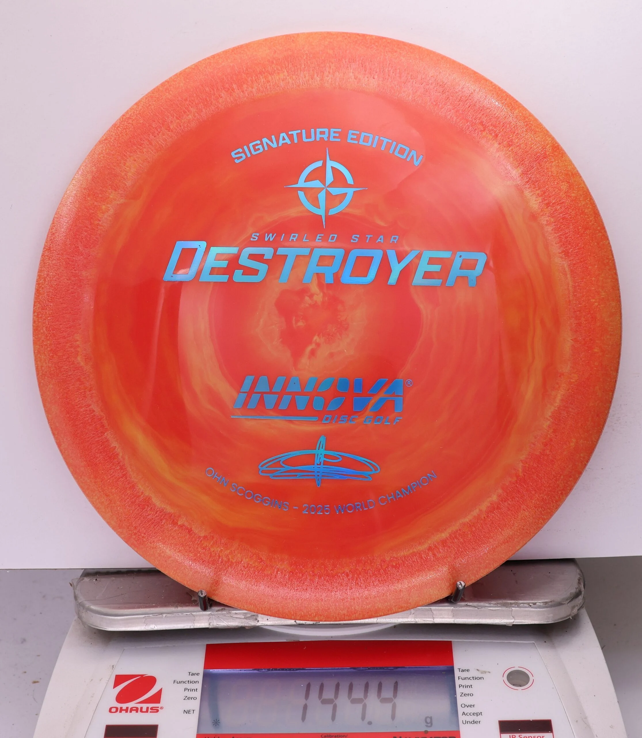 744449 Swirled Star Destroyer, Ohn Scoggins 2025 FPO World Champion - #524 RedOrange, 144