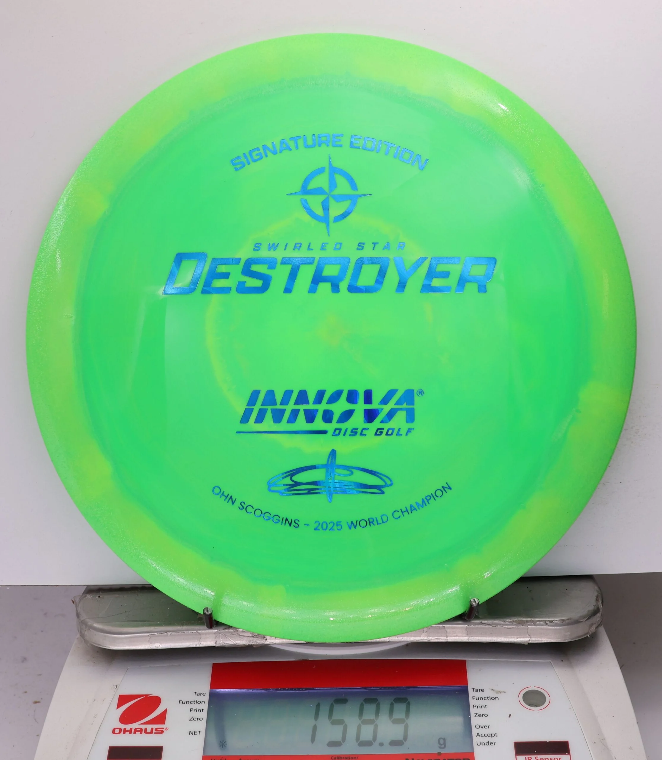 744569 Swirled Star Destroyer, Ohn Scoggins 2025 FPO World Champion - #544 Green, 159