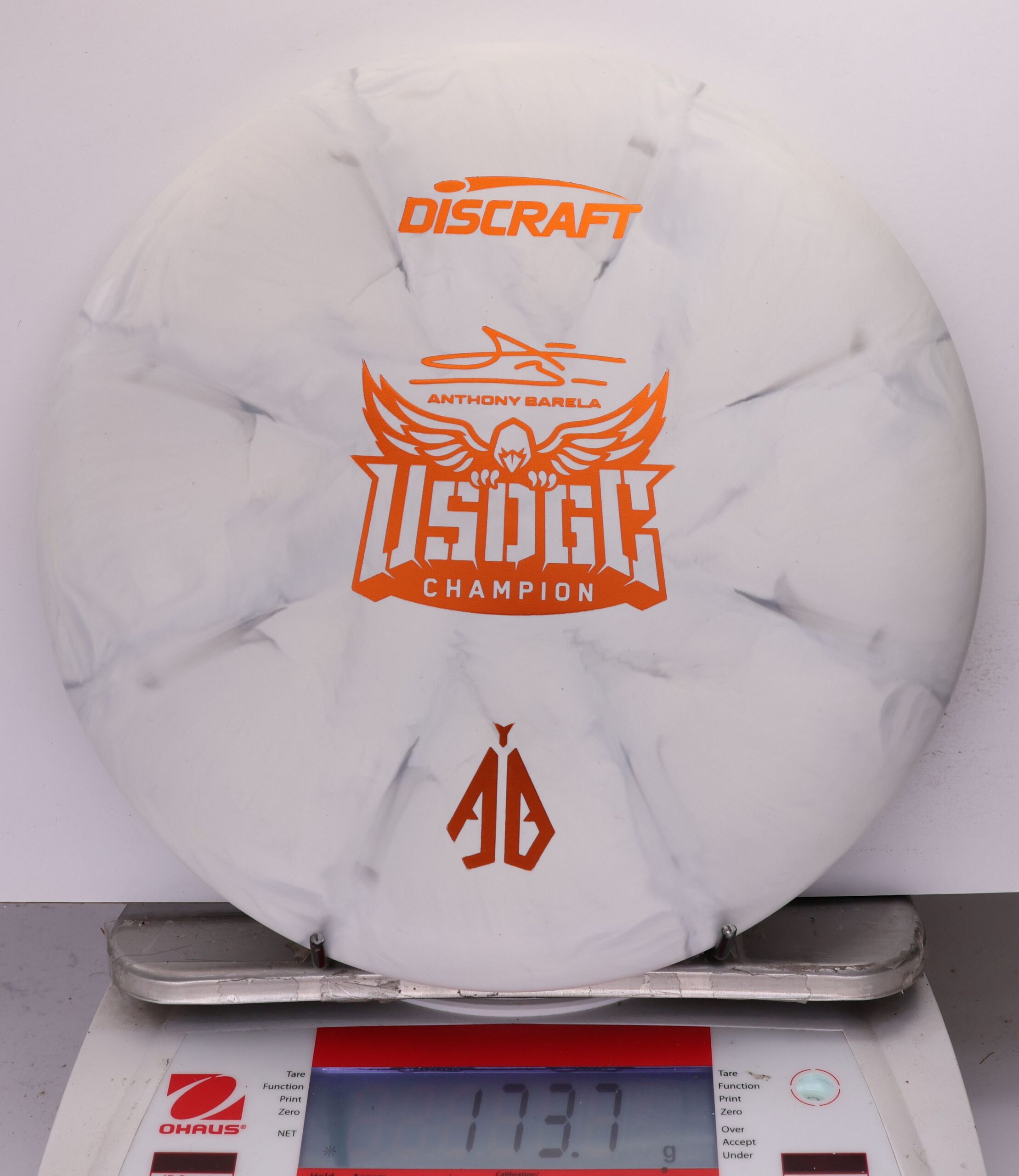 755578 Crazy Tuff Swirl Focus, Anthony Barela 2025 USDGC Champion - #36 WhiteGray, 174