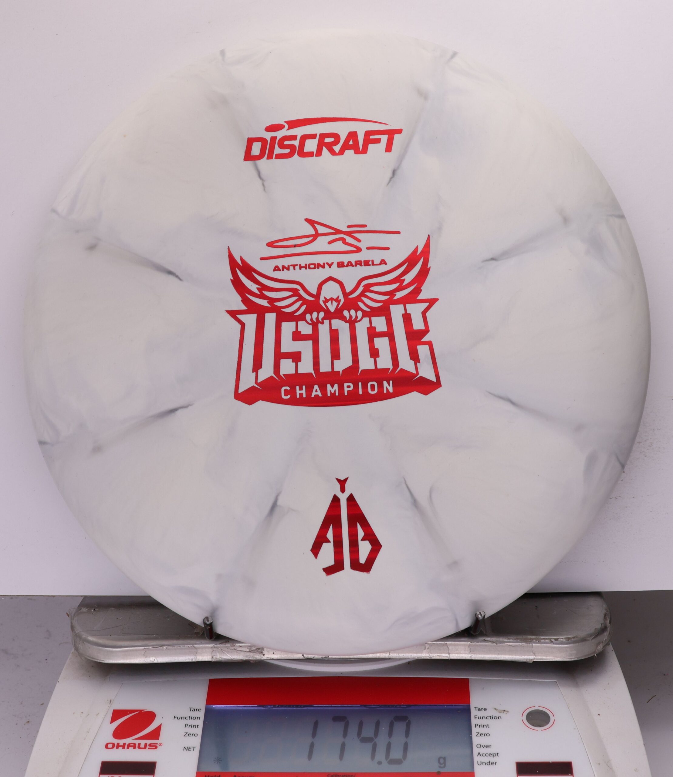 755582 Crazy Tuff Swirl Focus, Anthony Barela 2025 USDGC Champion - #40 WhiteGray, 174