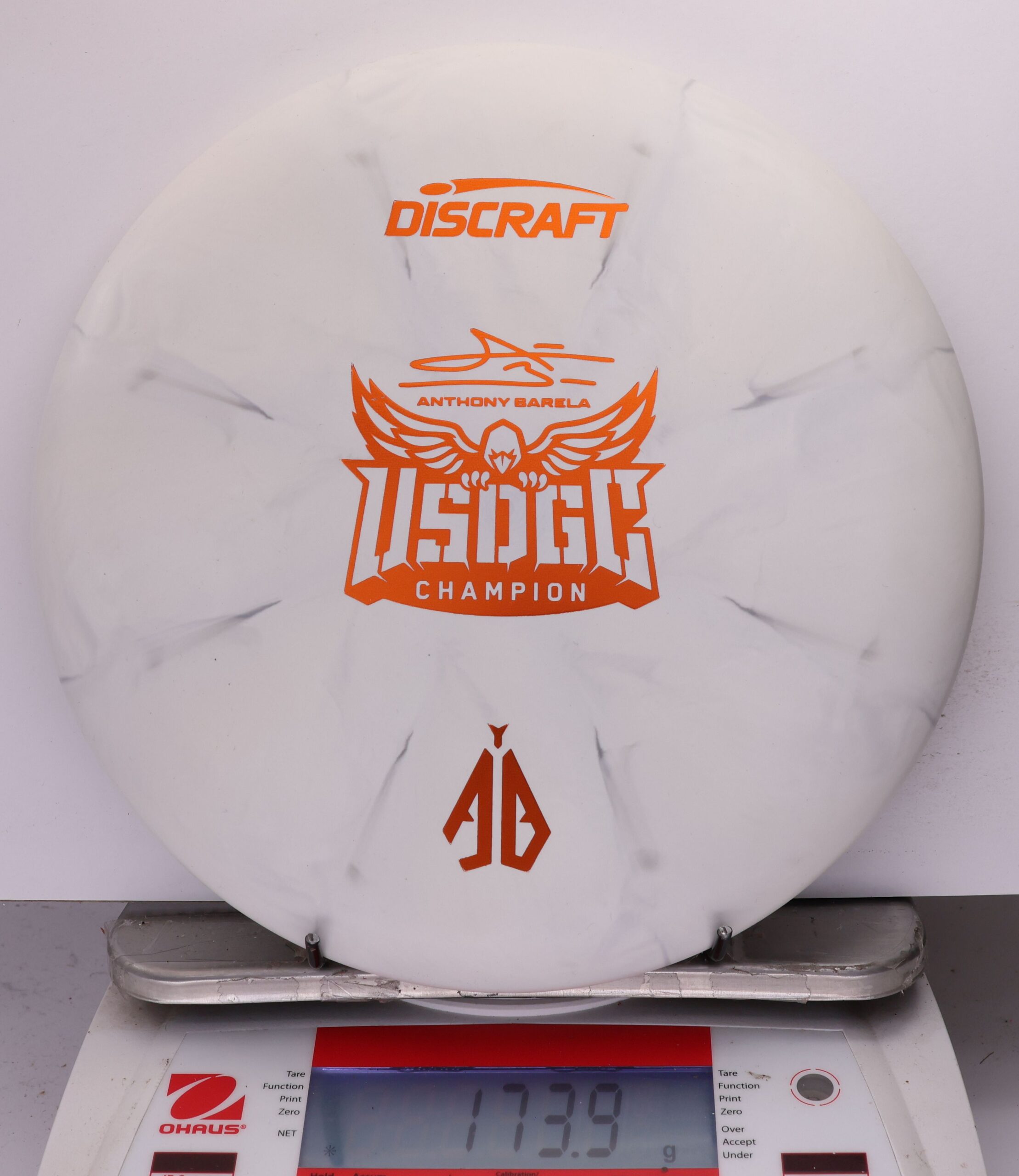 755594 Crazy Tuff Swirl Focus, Anthony Barela 2025 USDGC Champion - #42 WhiteGray, 174