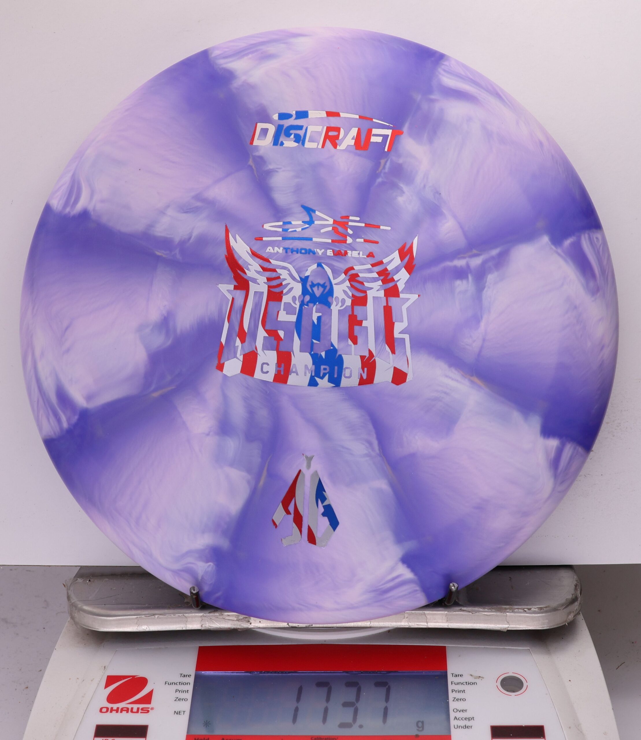 755610 Crazy Tuff Swirl Focus, Anthony Barela 2025 USDGC Champion - #48 Purple, 174