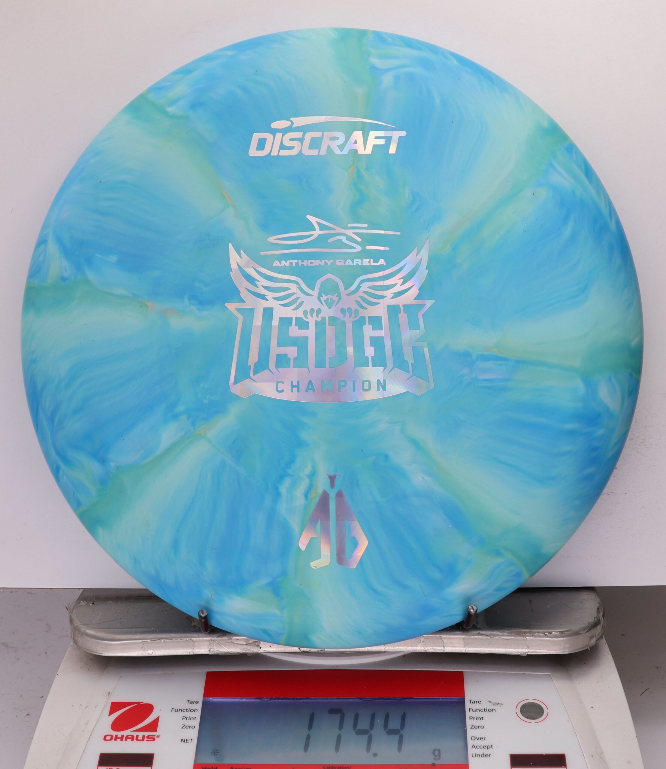 755612 Crazy Tuff Swirl Focus, Anthony Barela 2025 USDGC Champion - #50 BlueTeal, 174