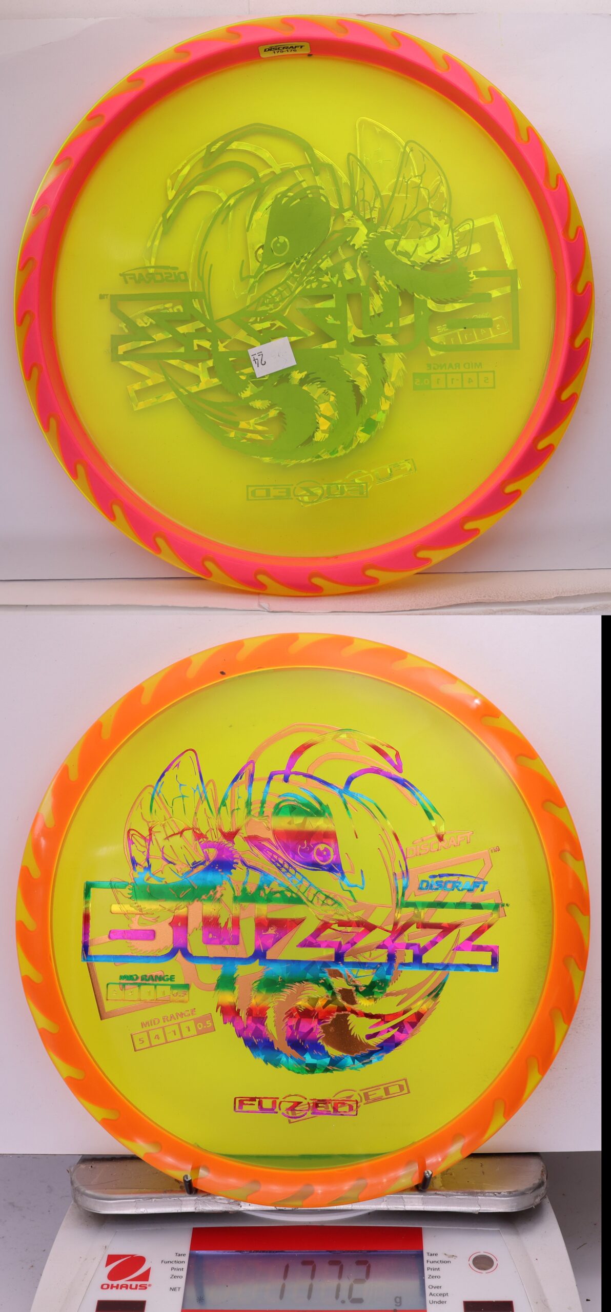 756119 X-Out Fuzed Line Buzzz - Buzzzsaw - #24 Yellow-Red, 177