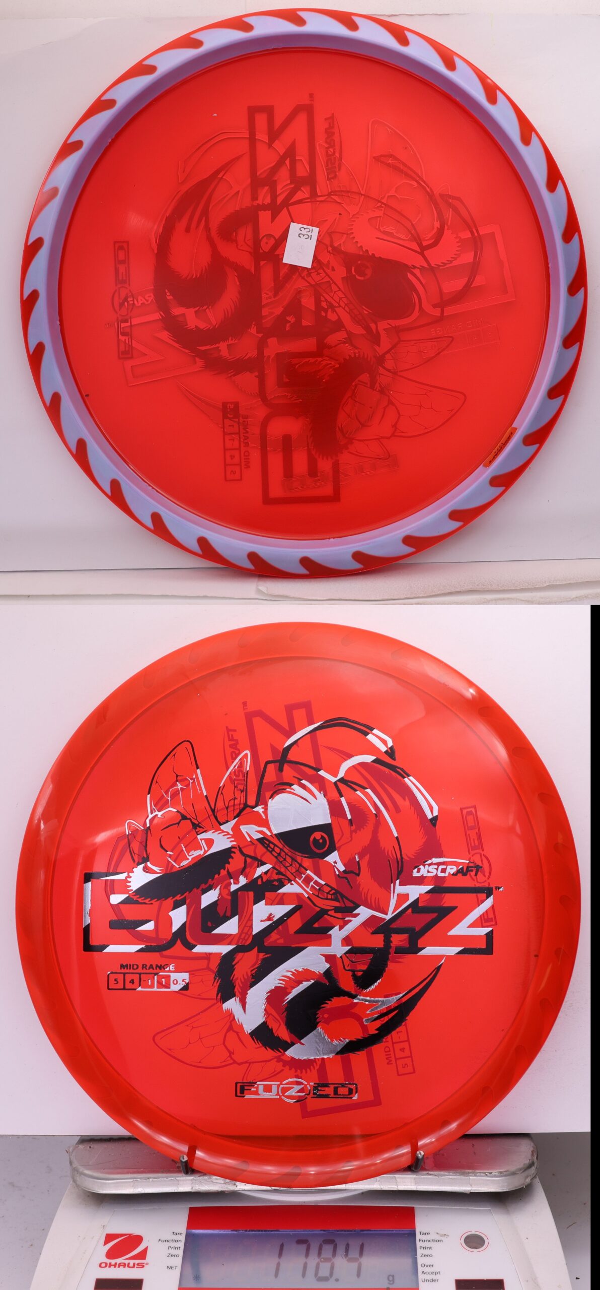 756171 X-Out Fuzed Line Buzzz - Buzzzsaw - #33 Red-Purple, 178