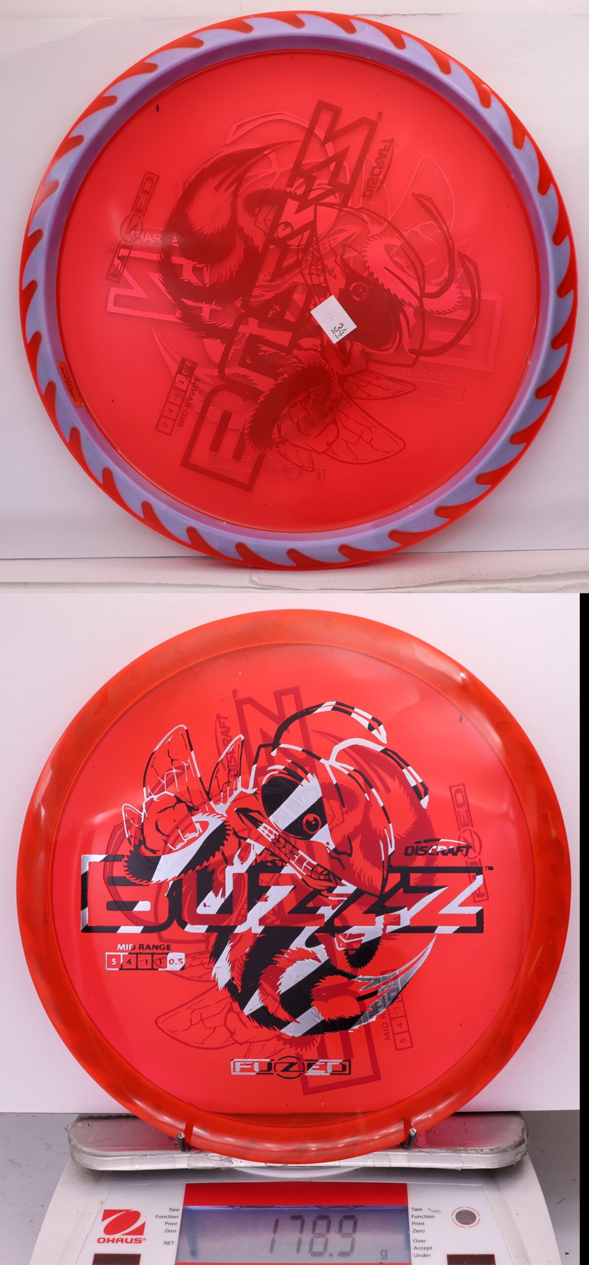 756215 X-Out Fuzed Line Buzzz - Buzzzsaw - #34 Red-Purple, 179