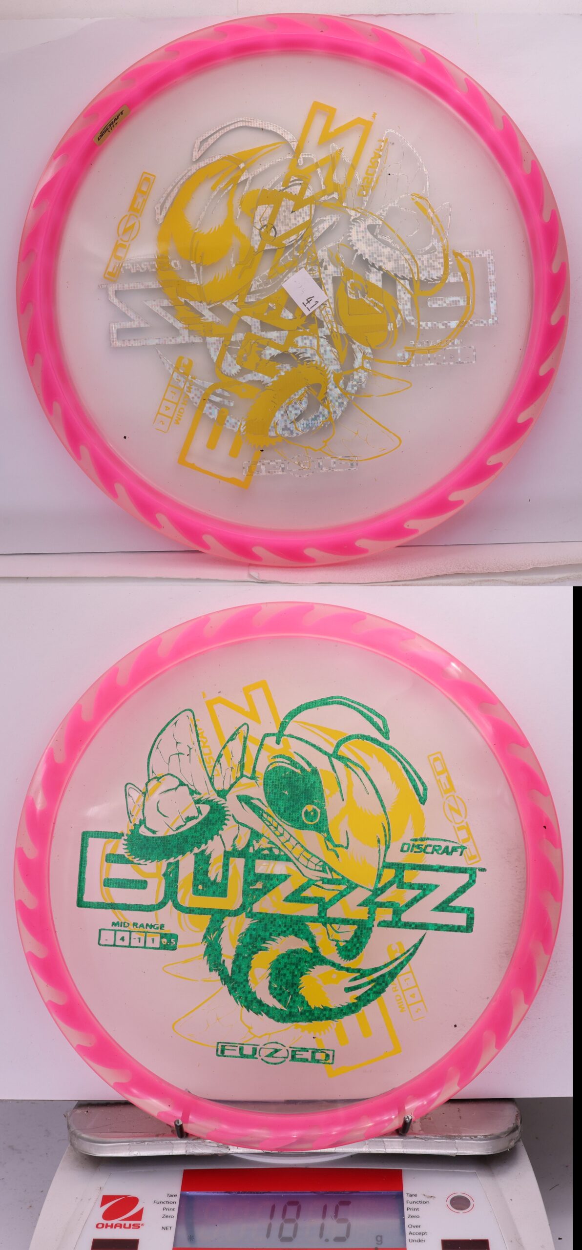 756265 X-Out Fuzed Line Buzzz - Buzzzsaw - #41 Clear-Pink, 182