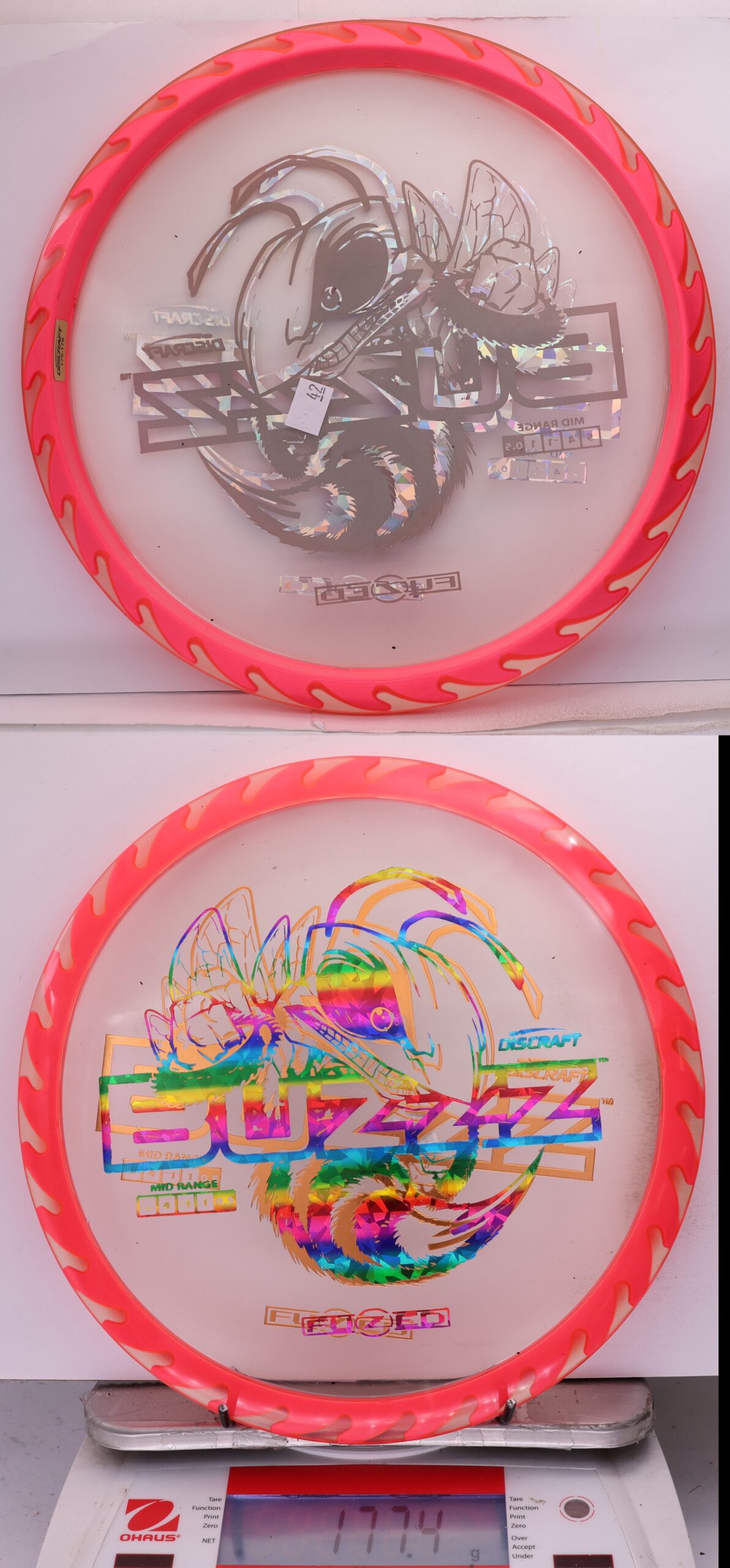 756266 X-Out Fuzed Line Buzzz - Buzzzsaw - #42 Clera-Red, 177