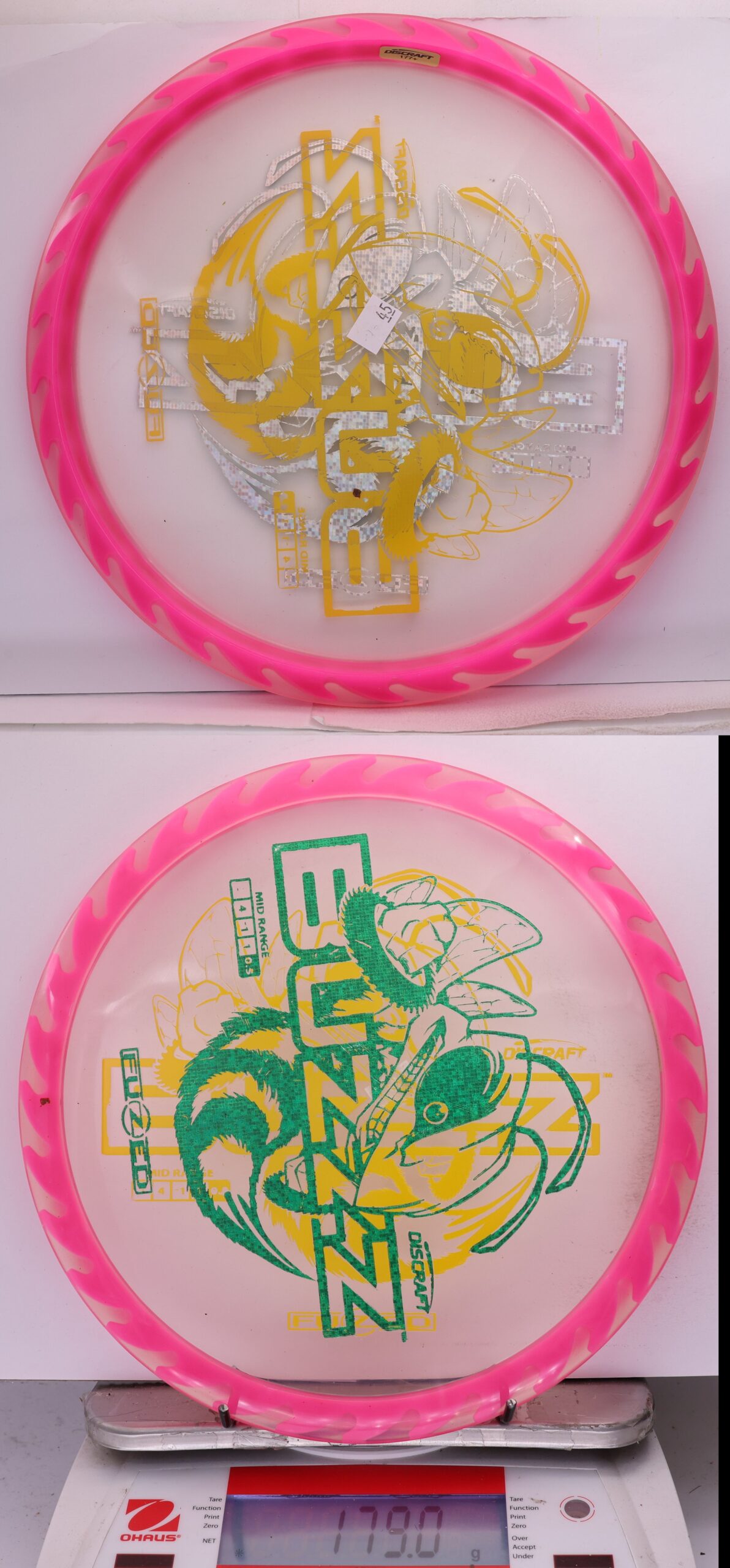 756312 X-Out Fuzed Line Buzzz - Buzzzsaw - #45 Clear-Pink, 179