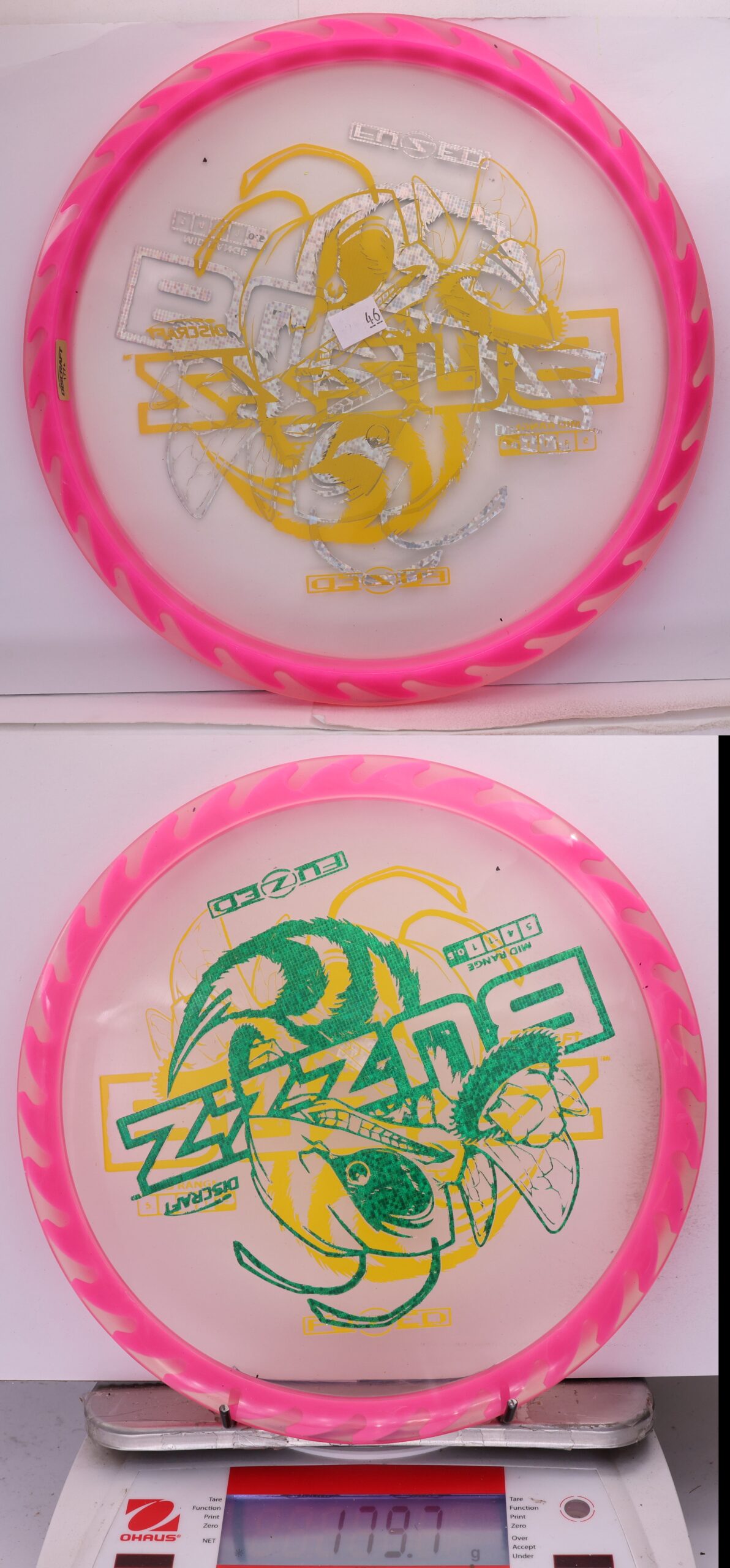 756313 X-Out Fuzed Line Buzzz - Buzzzsaw - #46 Clear-Pink, 180