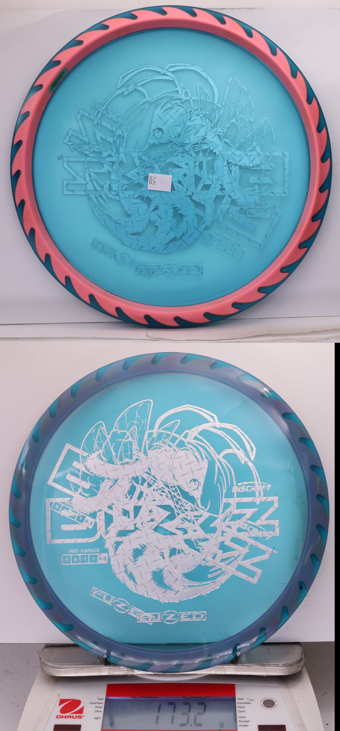 756360 X-Out Fuzed Line Buzzz - Buzzzsaw - #50 Blue-Pinkish, 173