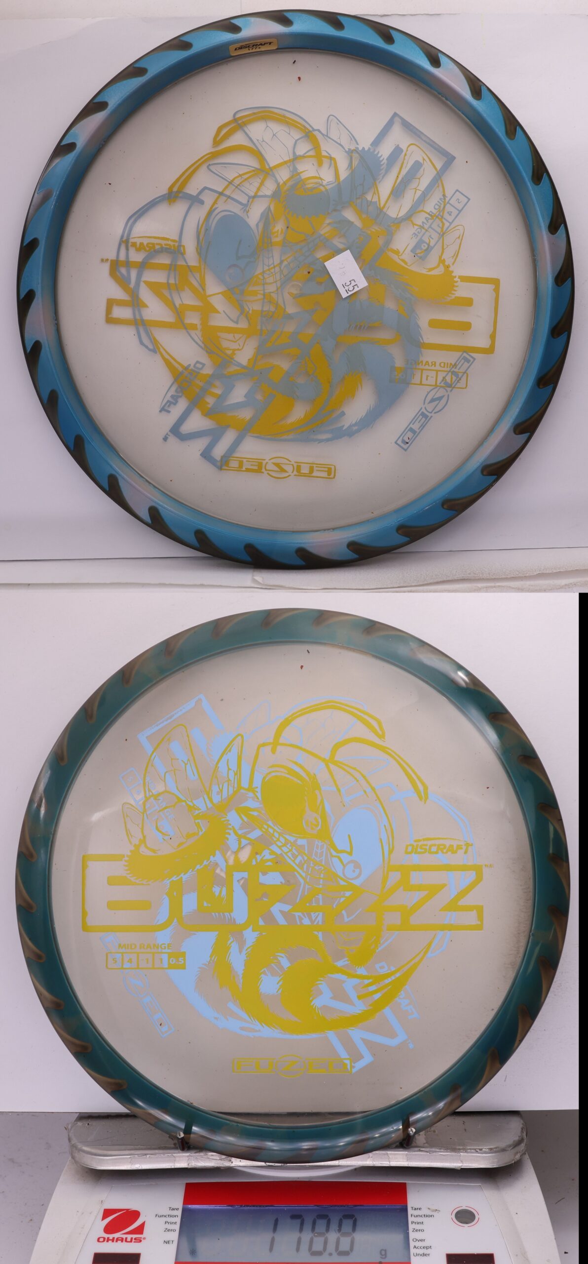 756408 X-Out Fuzed Line Buzzz - Buzzzsaw - #55 LtGray-BlueGray, 179