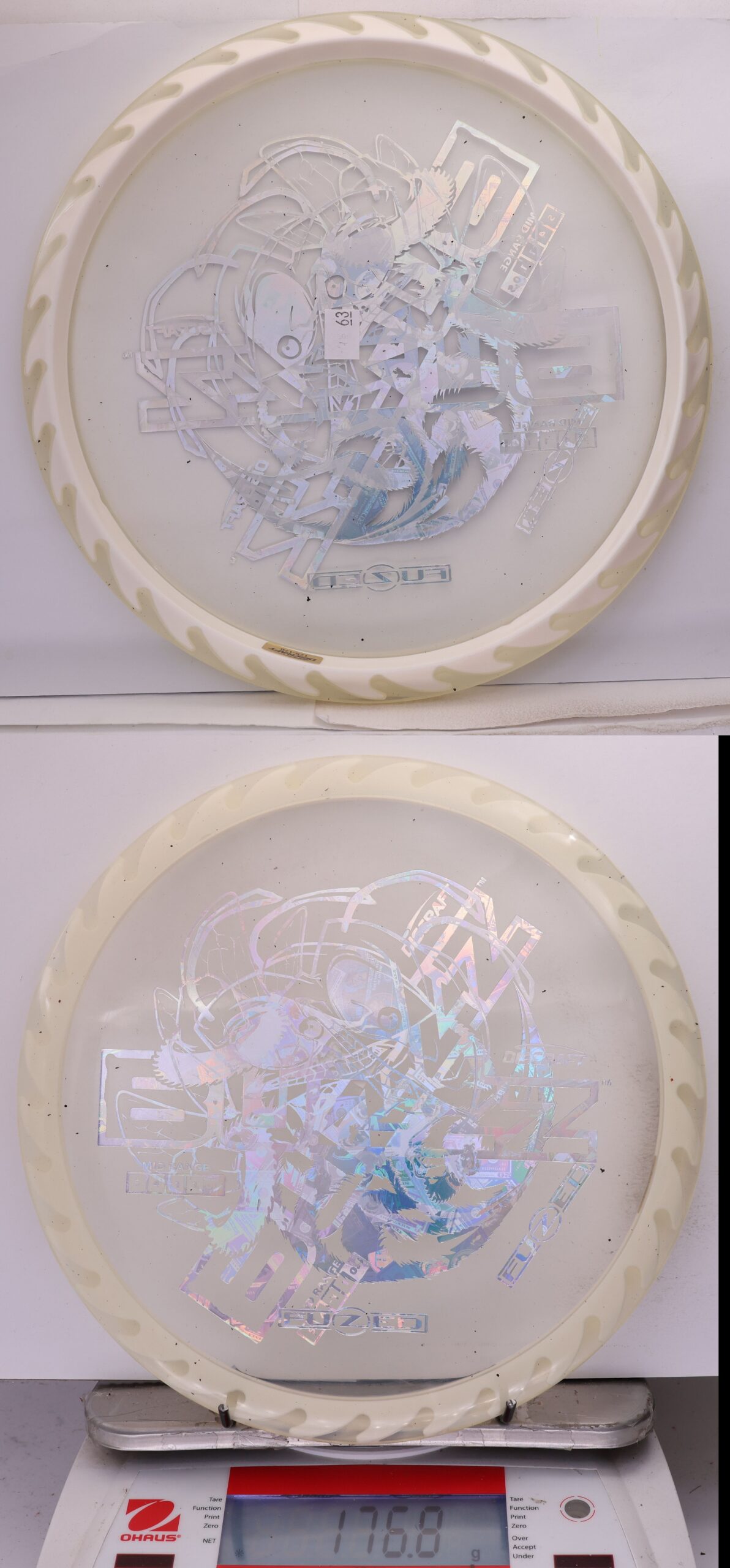 756459 X-Out Fuzed Line Buzzz - Buzzzsaw - #63 Clear-White, 177