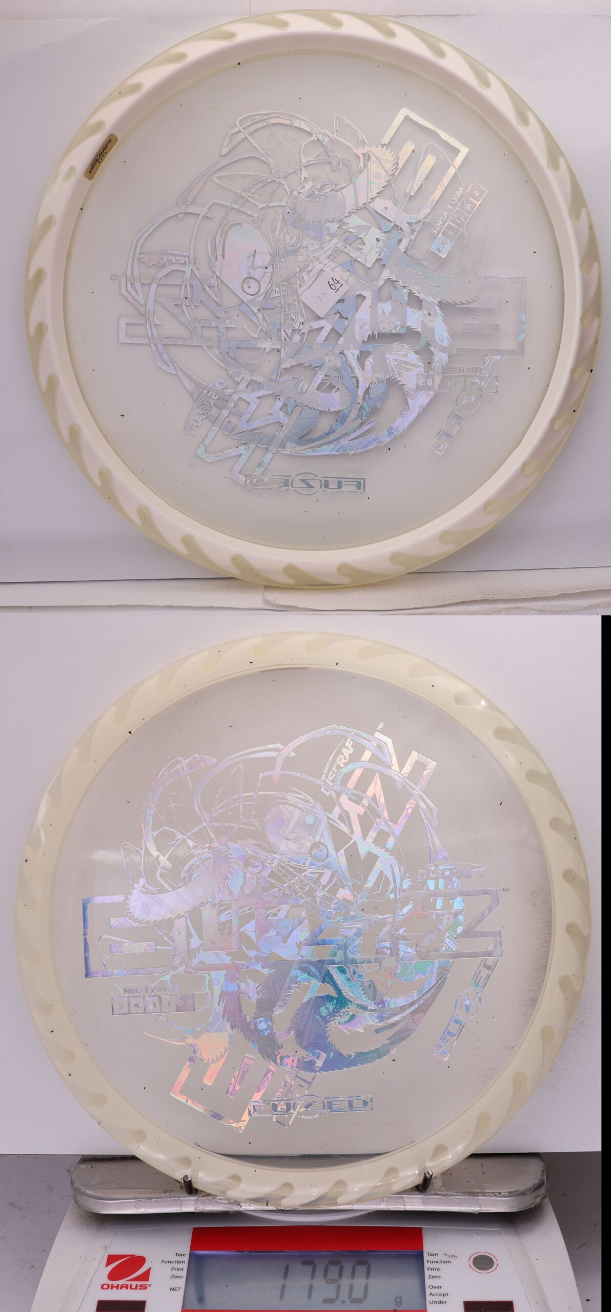 756503 X-Out Fuzed Line Buzzz - Buzzzsaw - #64 Clear-White, 179