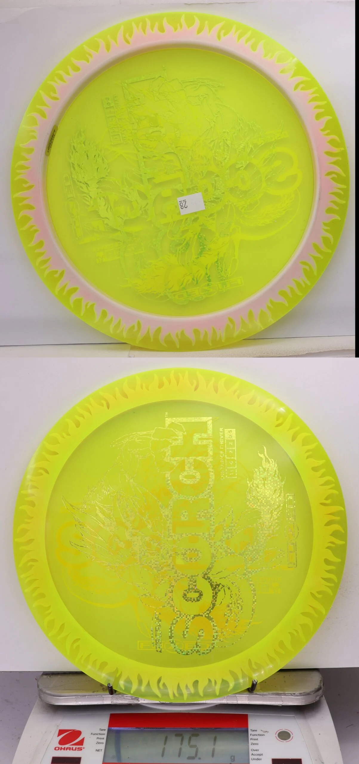 756621 X-Out FuZed Line Scorch - Flames - #28 Yellow-Peach, 175