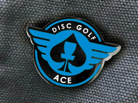 756732 ACE Disc Golf Pin - Blue