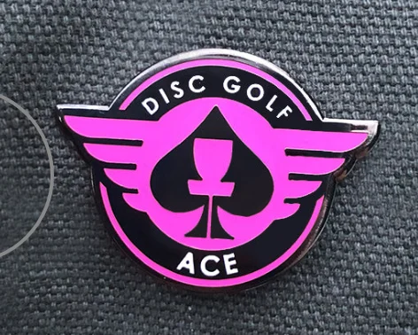 756734 ACE Disc Golf Pin - Pink
