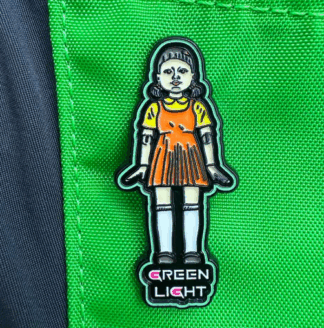 Green Light Girl Disc Golf Pin®