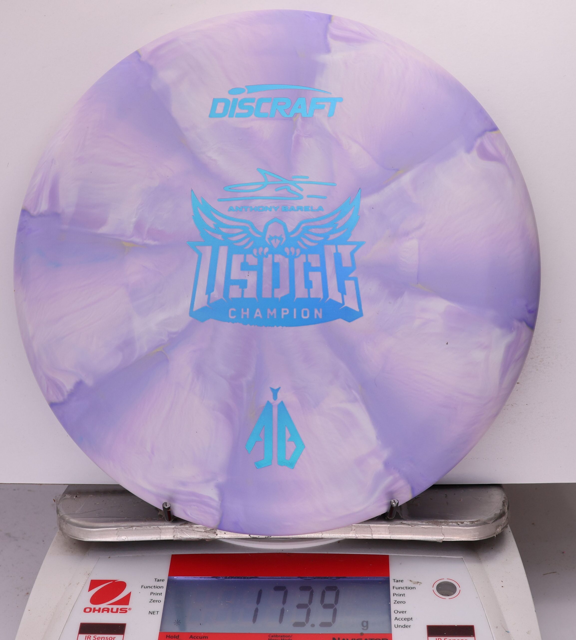 756876 Crazy Tuff Swirl Focus, Anthony Barela 2025 USDGC Champion - #75 LtPurple, 174